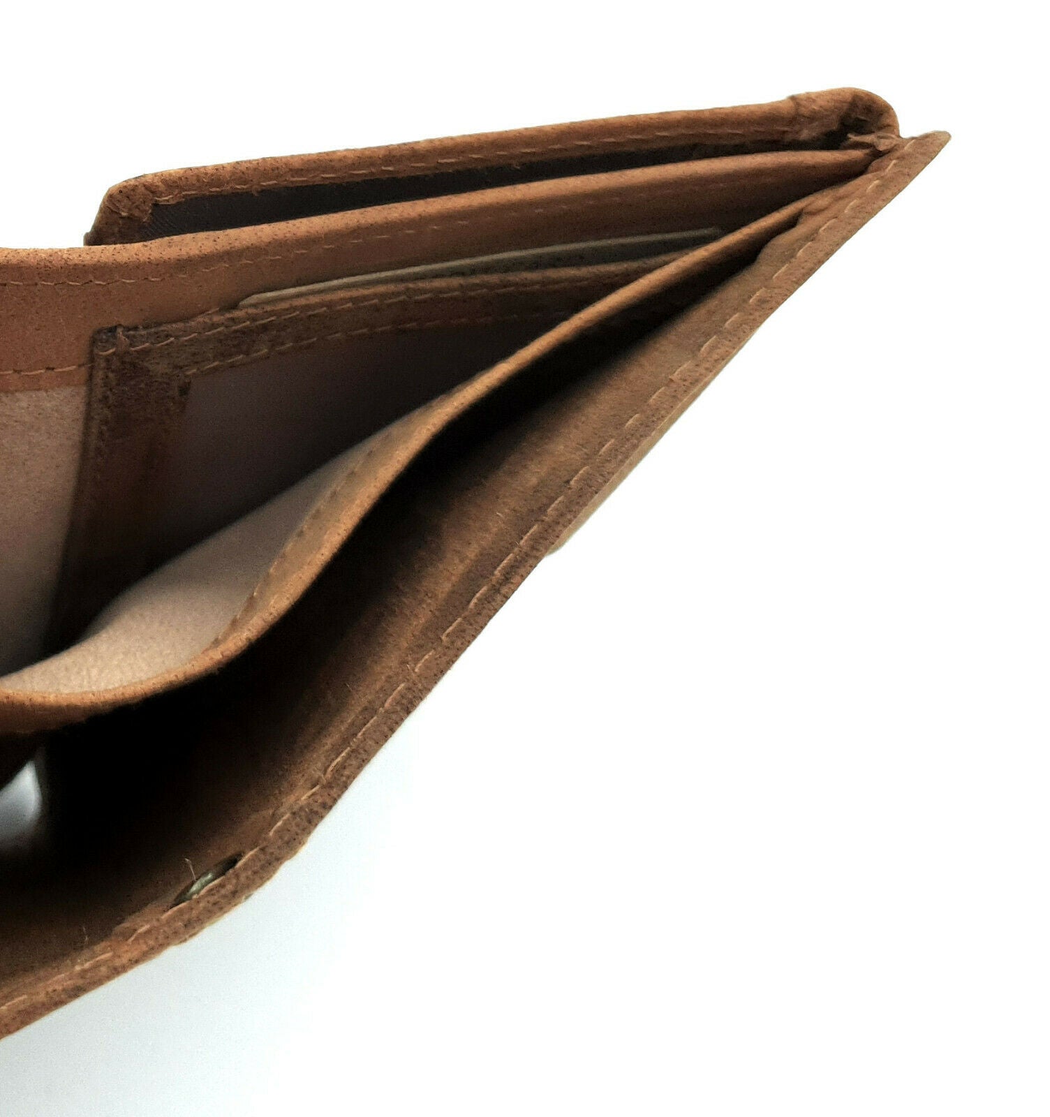 Jockey Club echt Leder Biker Geldbörse Geldbeutel Portemonnaie + 50cm Kette Motor Motorblock mit RFID Schutz braun