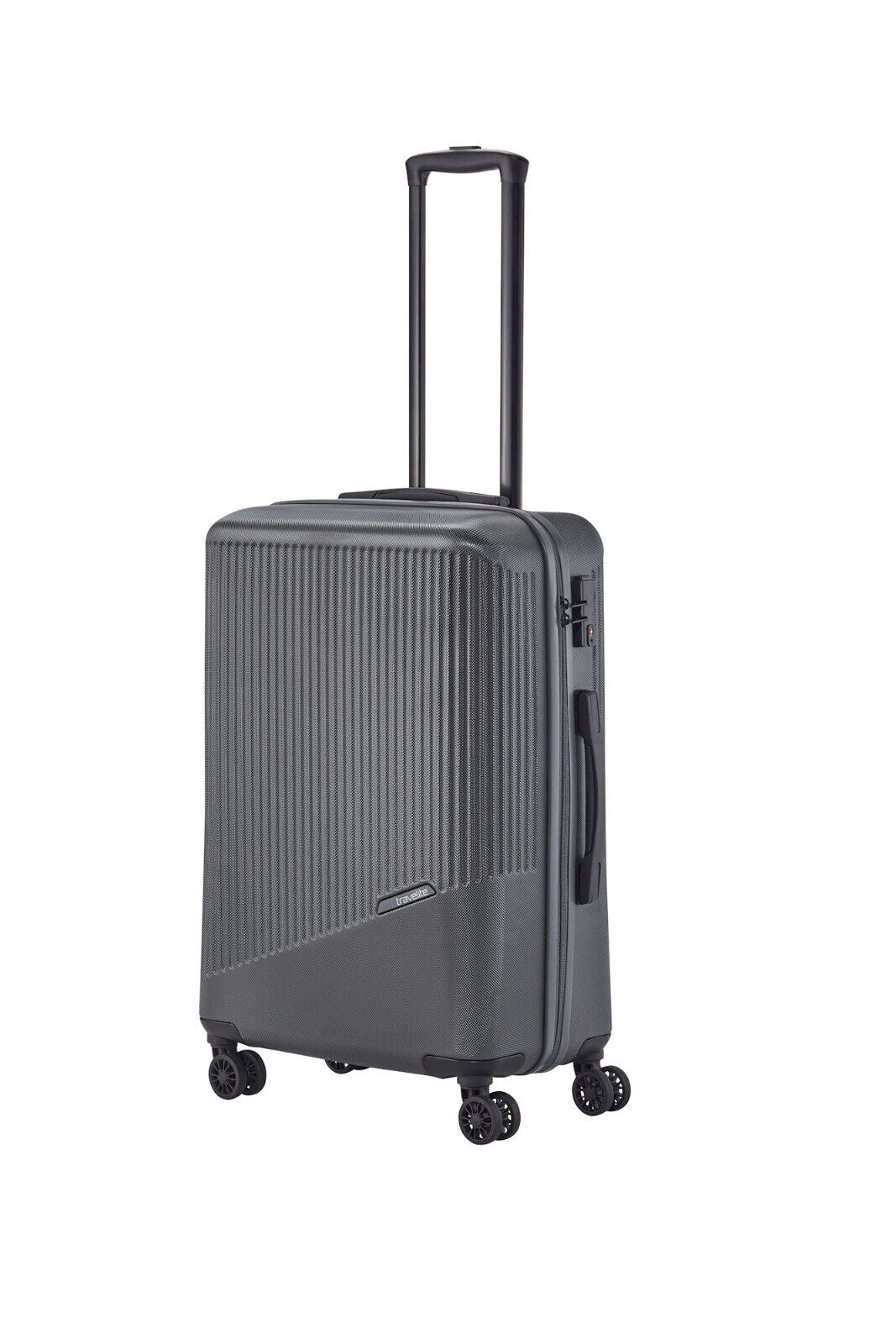Travelite Bali Reisekoffer M Trolley Koffer 67cm 4 Rad / Rollen TSA Hartschale anthrazit