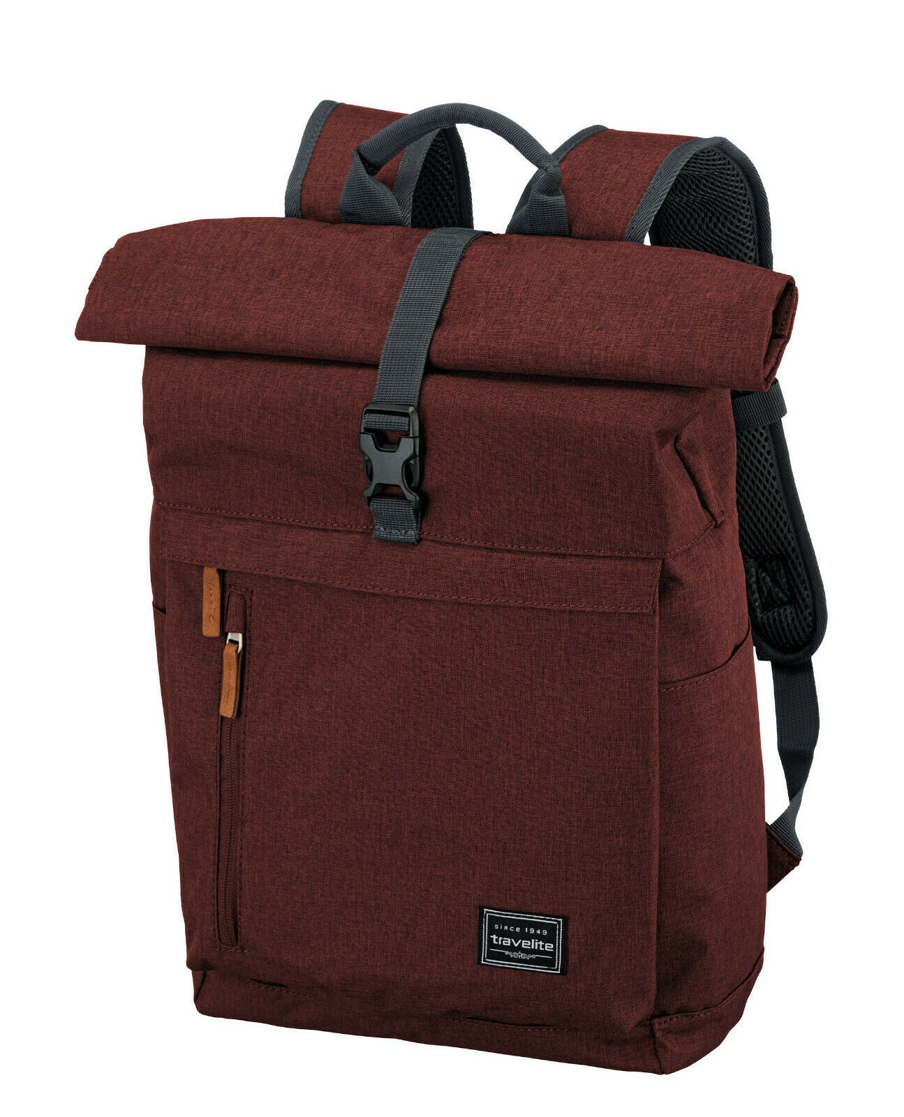 Travelite Rollup Fahrrad Rucksack Kurierrucksack Daypack Notebookfach bordeaux