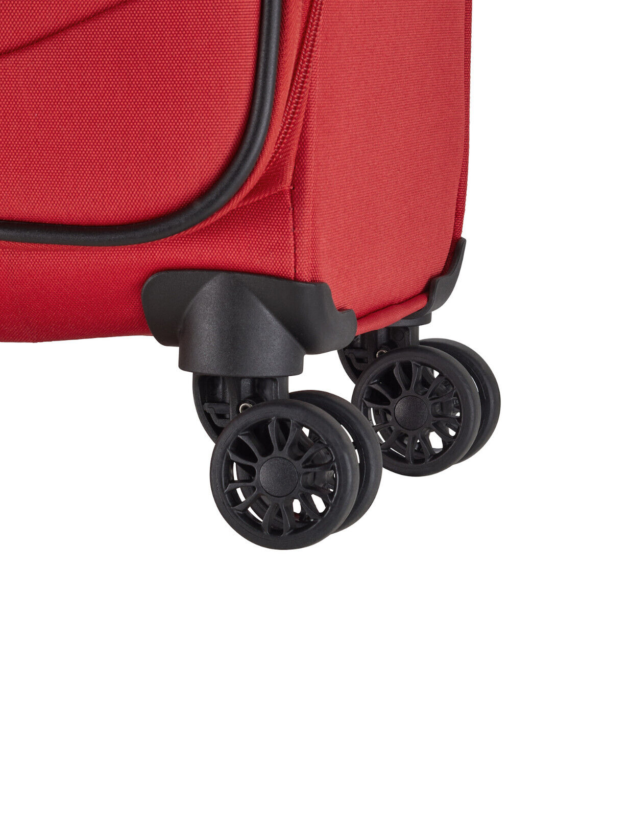 Travelite Chios Reisekoffer M Trolley Koffer 67cm 4 Rad / Rollen Dehnfalte TSA rot