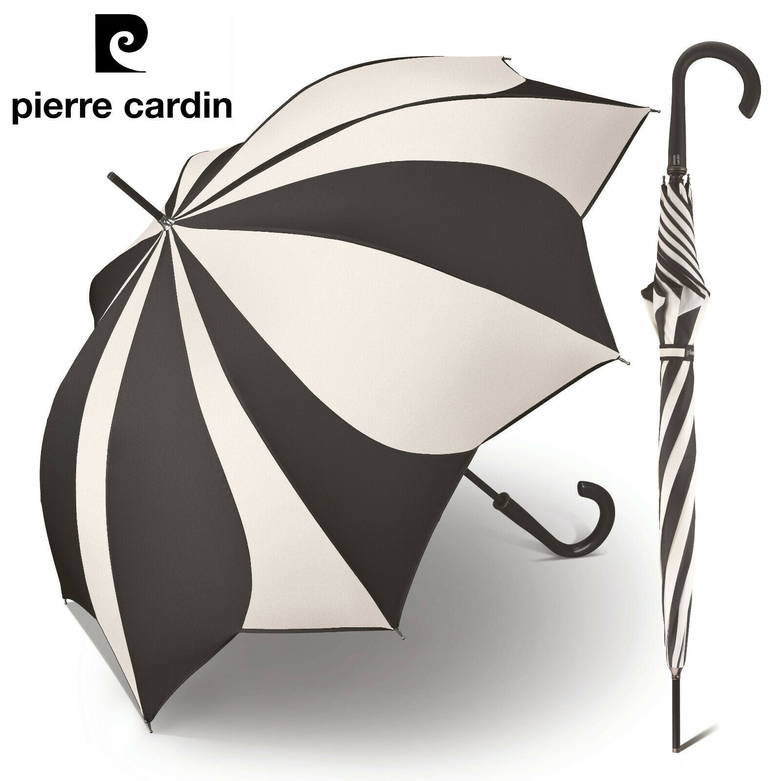 pierre cardin Regenschirm Stockschirm Automatik Sunflower black & white edition