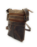 Ven Tomy kleine Umhängetasche Crossbag Smartphone-Tasche aus Büffelleder im vintage Look