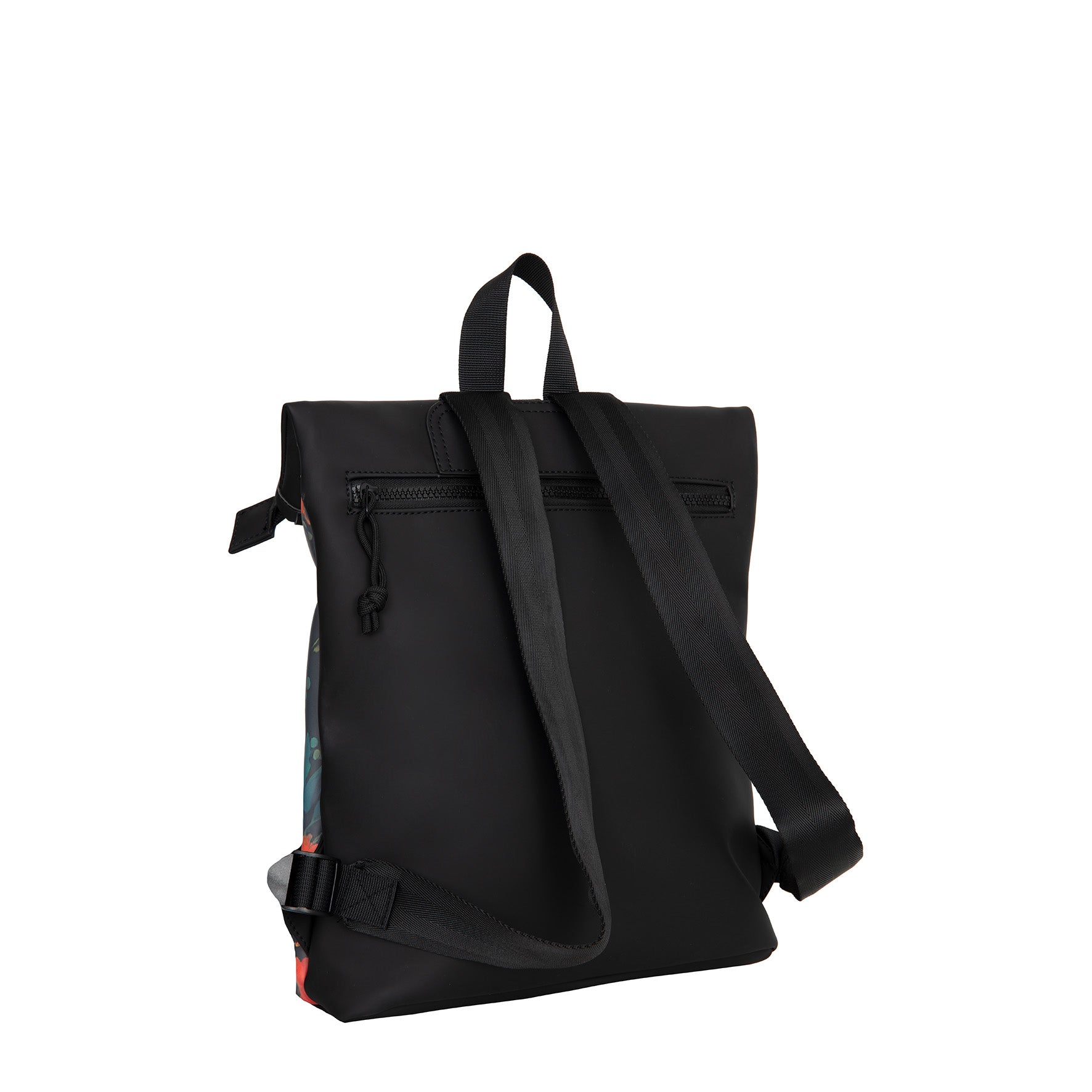 New Rebels Rolltop Cityrucksack Los Angeles – Stylischer Rolltop Rucksack mit Golden Retriever -Design, Wasserabweisend & Praktisch