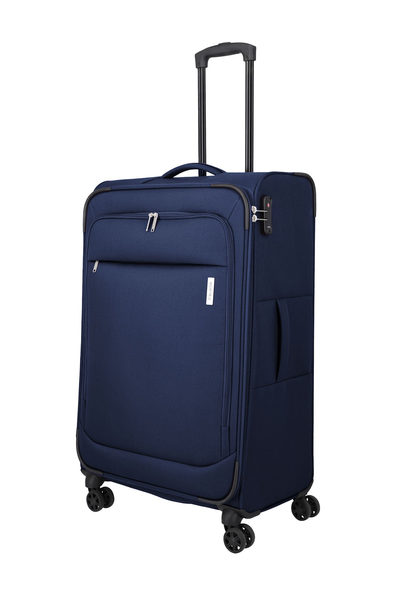 Travelite Priego Trolley L 77 cm – Großer Reisekoffer mit 4 Rollen & TSA-Schloss
