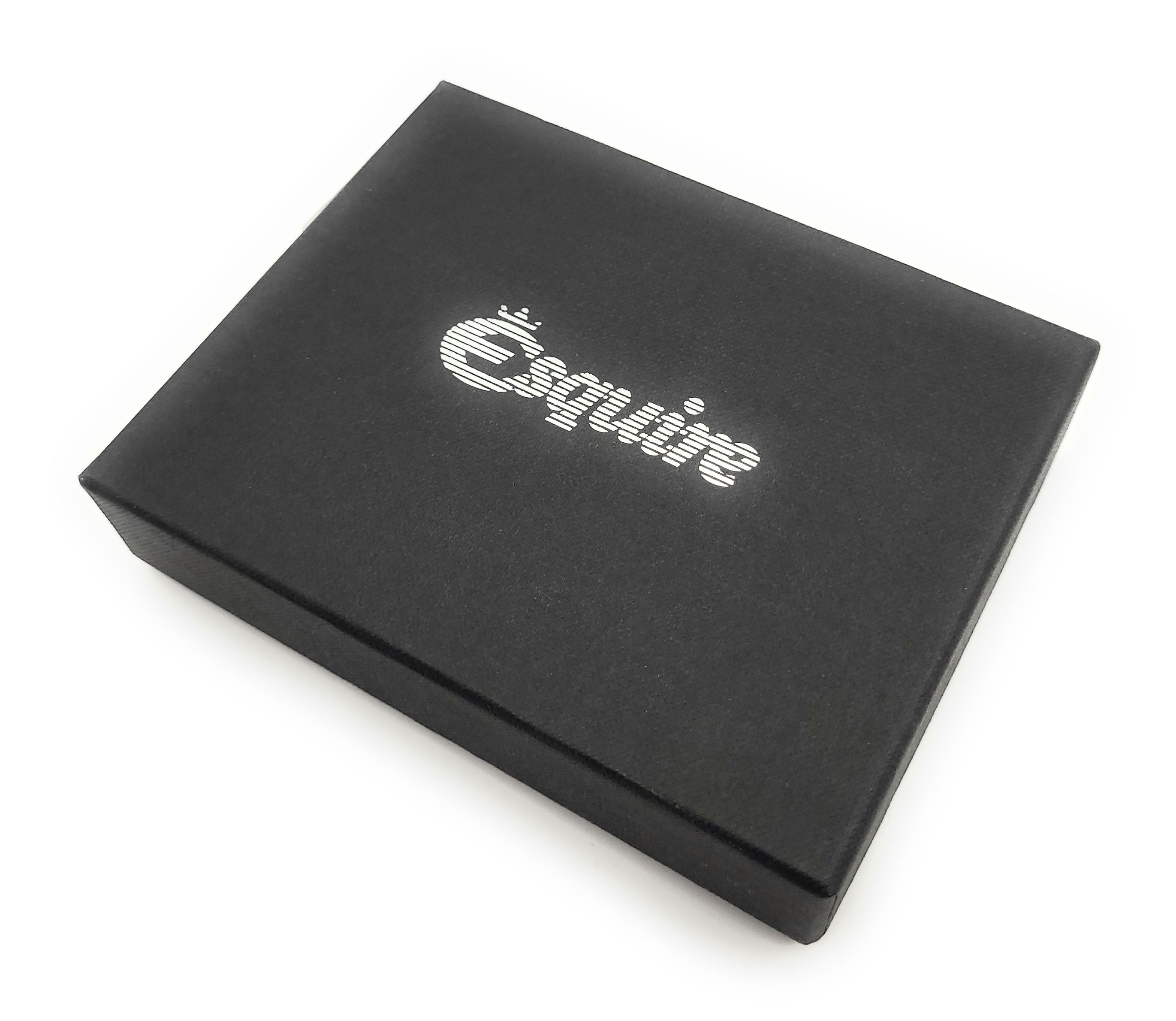Esquire echt Leder Geldbörse Portemonnaie mit Cardsafe und RFID Schutz "Dallas" 14 Kartenfächer schwarz