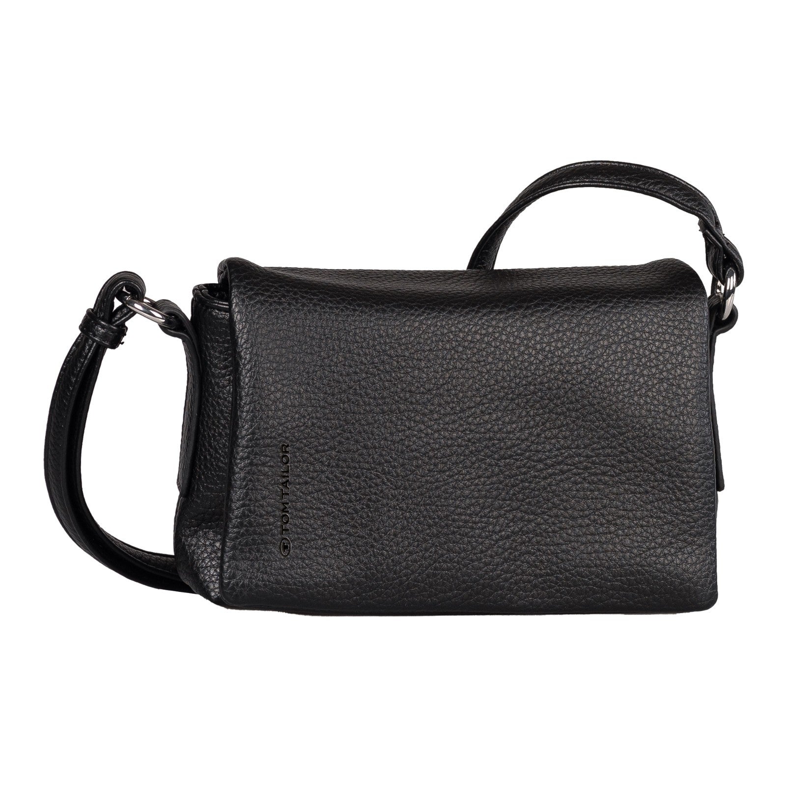 Tom Tailor Lissi Flap Bag S – kleine modische Umhängetasche mit Magnetverschluss black