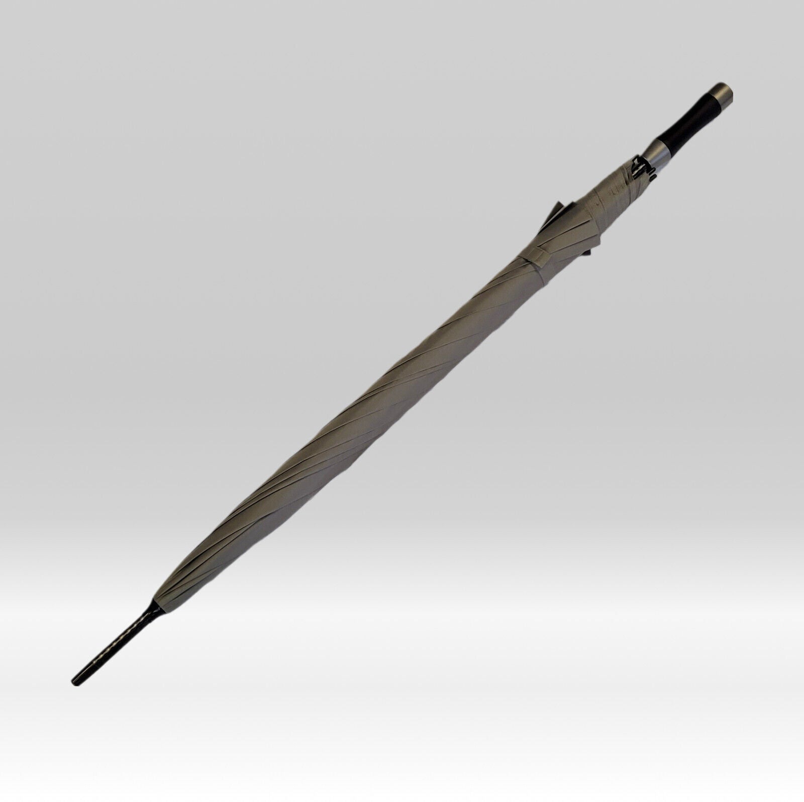 XXL Regenschirm Partnerschirm Schirm Ø130cm Vollfiberglas Golfschirm sturmfest grau