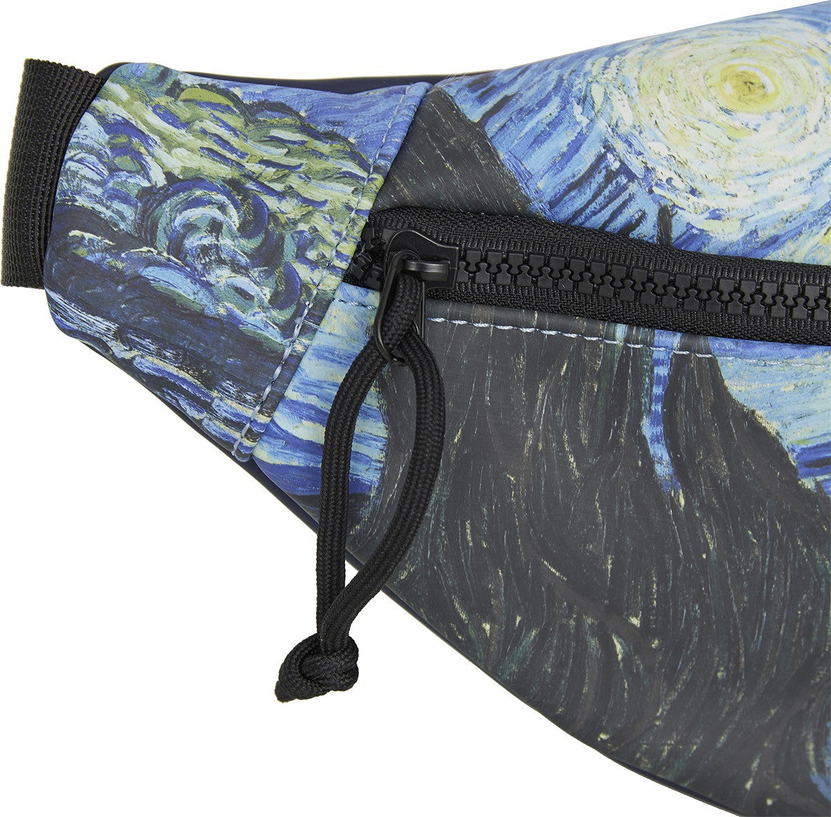 New Rebels Brooklyn Waistbag – Bauchtasche mit Van Gogh Sternennacht, wasserabweisend & leicht