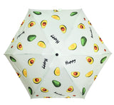 Mini Regenschirm Taschenschirm Schirm klein & kompakt Avocados Früchte
