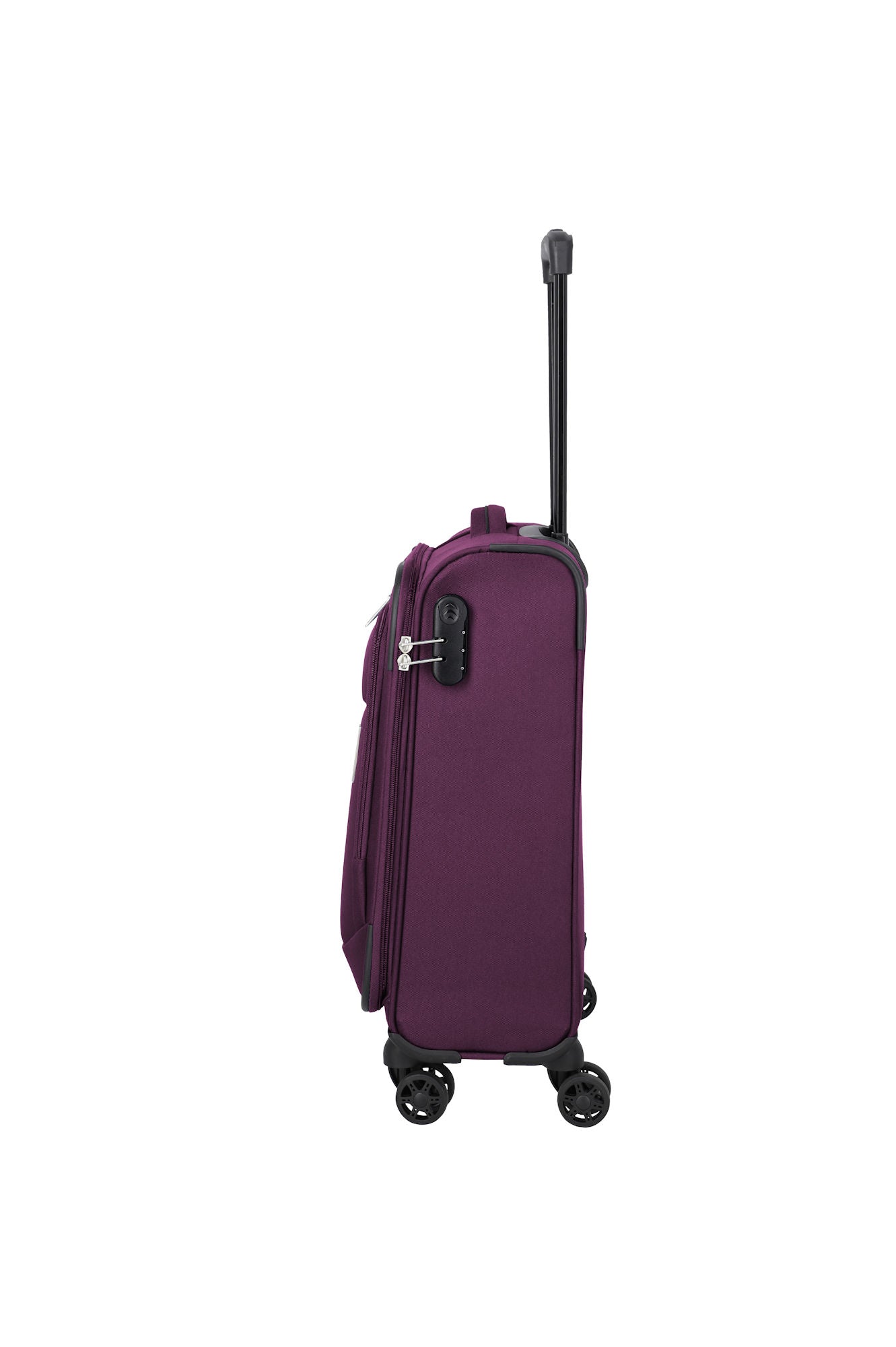 Travelite Priego Trolley S 55 cm – Leichter Handgepäck Koffer mit 4 Rollen & Zahlenschloss berry