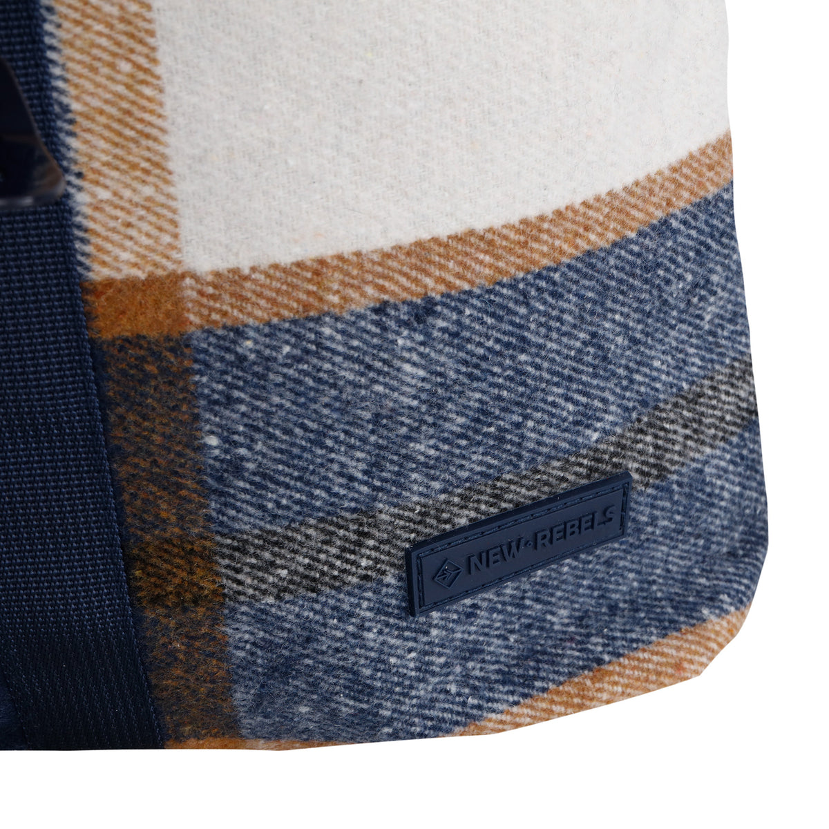 New Rebels Scott Roll Up Rolltop City Rucksack Los Angeles Flanell karo navy