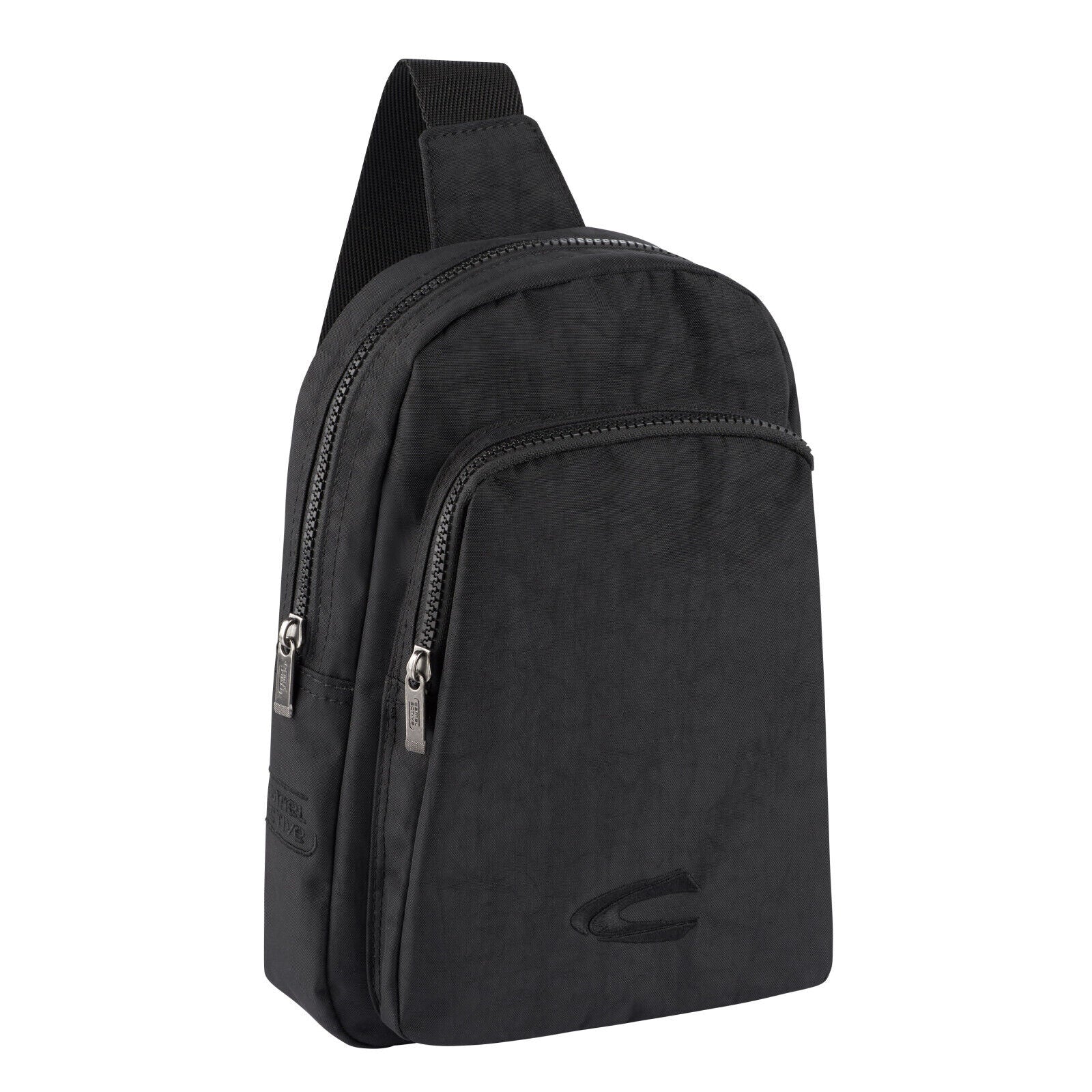 Camel Active Sling Bag JOURNEY – Leichter & robuster Umhängerucksack schwarz