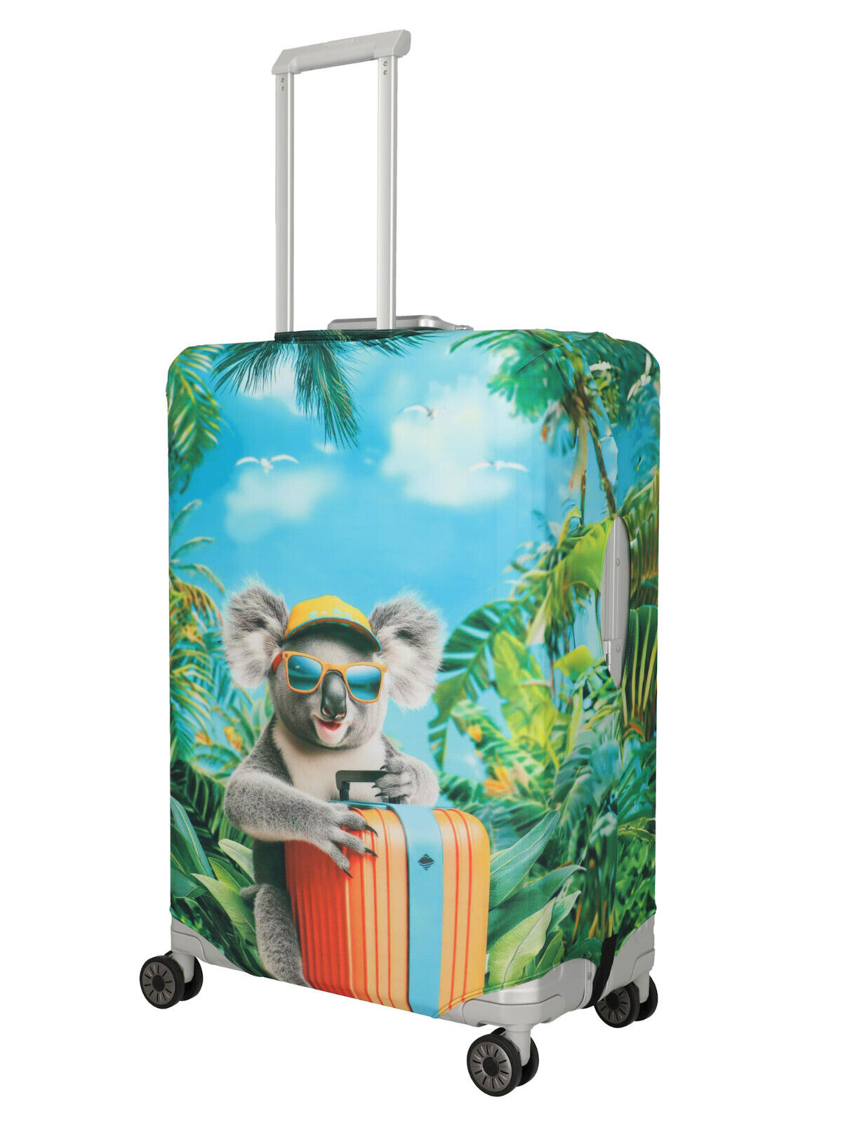 Travelite Kofferschutzhülle Kofferhülle L für große Koffer bis max 77x52x29cm Koala