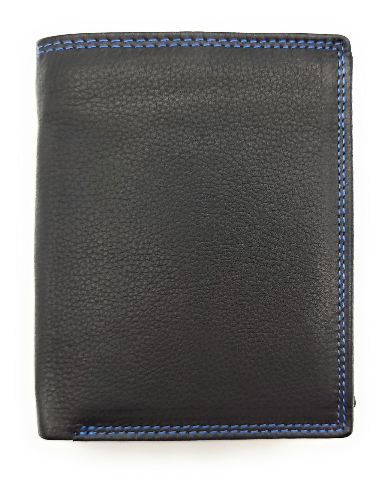 Jockey Club Basic echt Leder Geldbörse Portemonnaie Geldbeutel RFID NFC Schutz schwarz royalblau