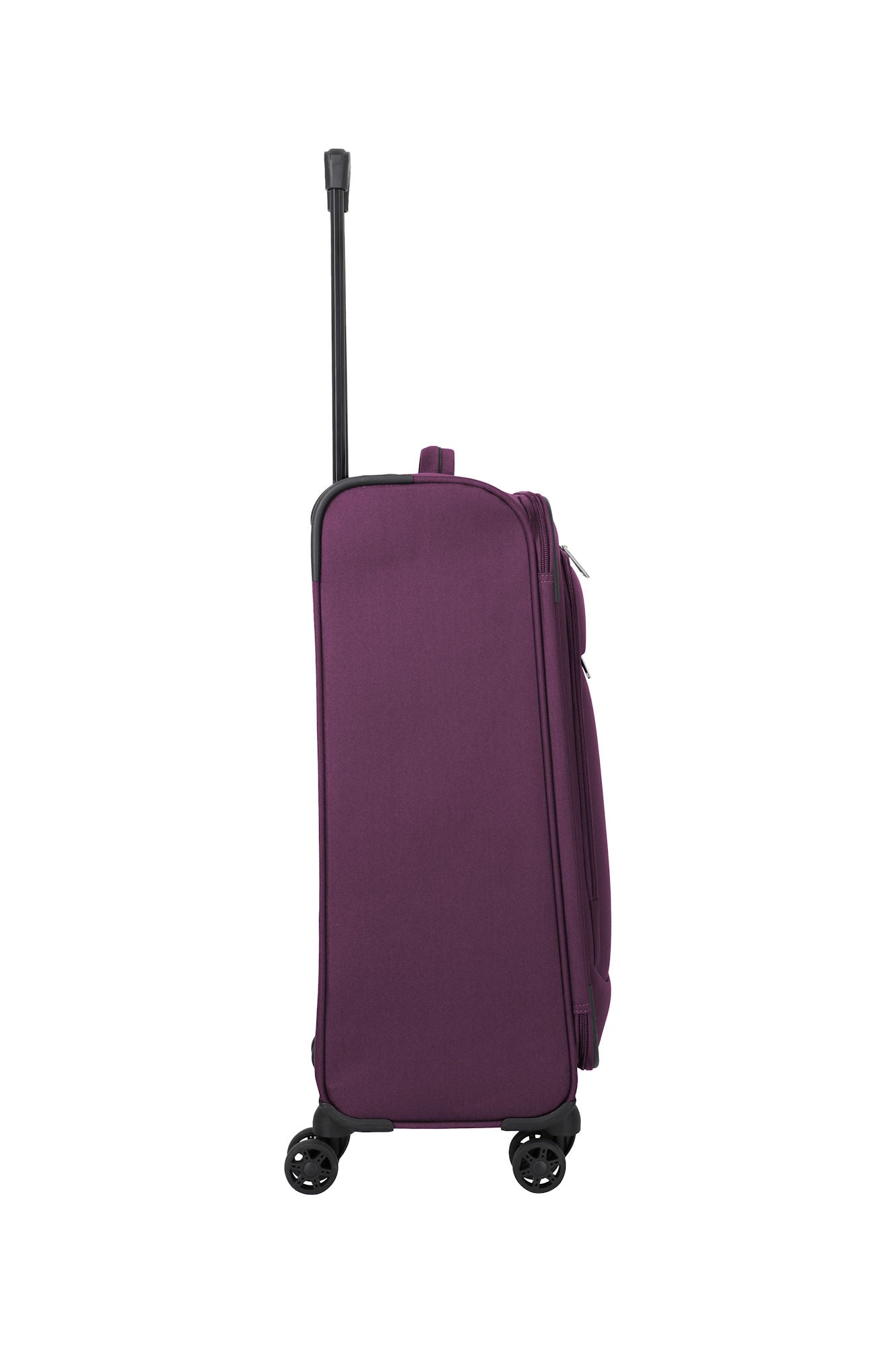 Travelite Priego Trolley M 66 cm – Mittelgroßer Koffer mit 4 Rollen & Zahlenschloss berry