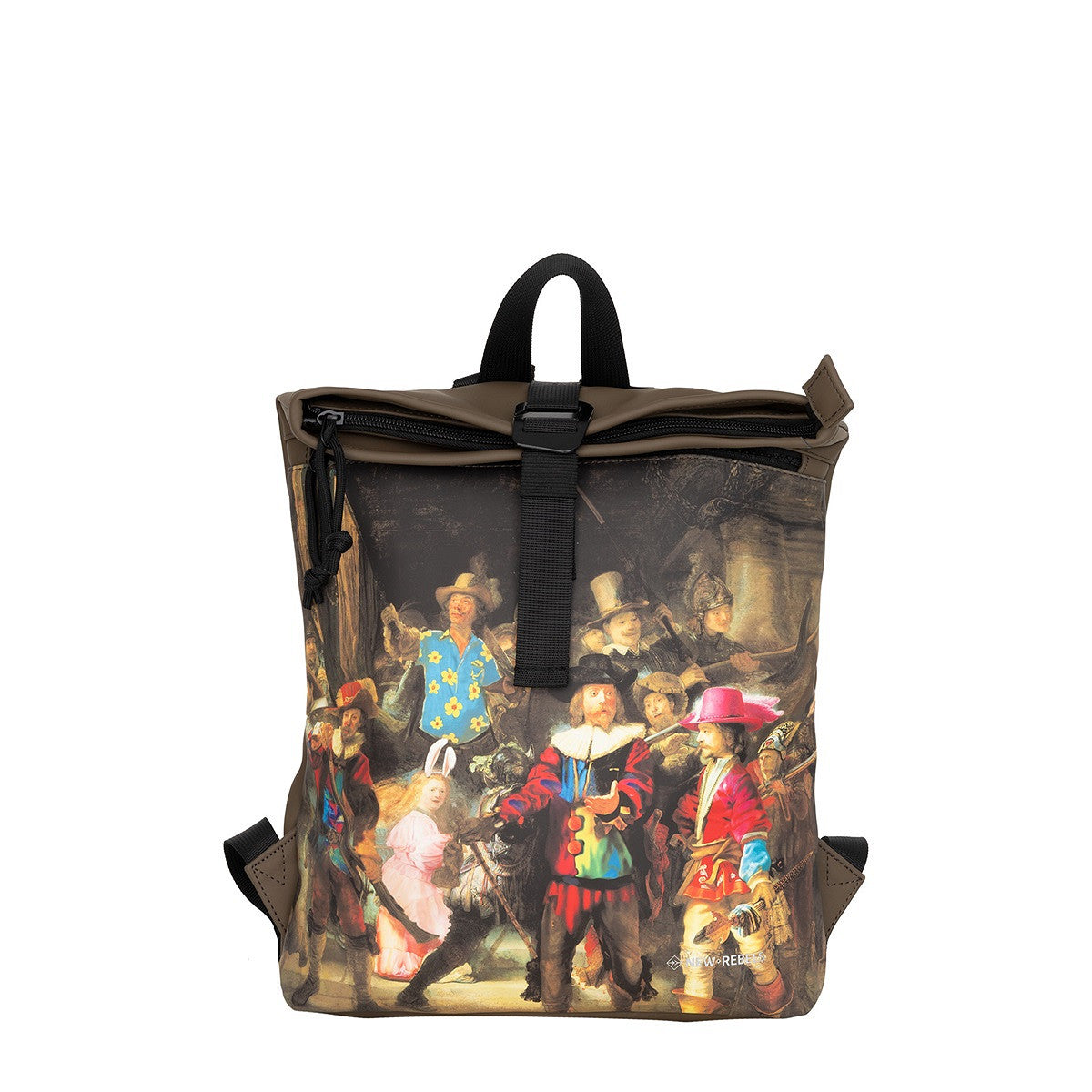 New Rebels Los Angeles Cityrucksack „Die Nachtwache“ – Stylischer Kunst-Rucksack, wasserfest & leicht