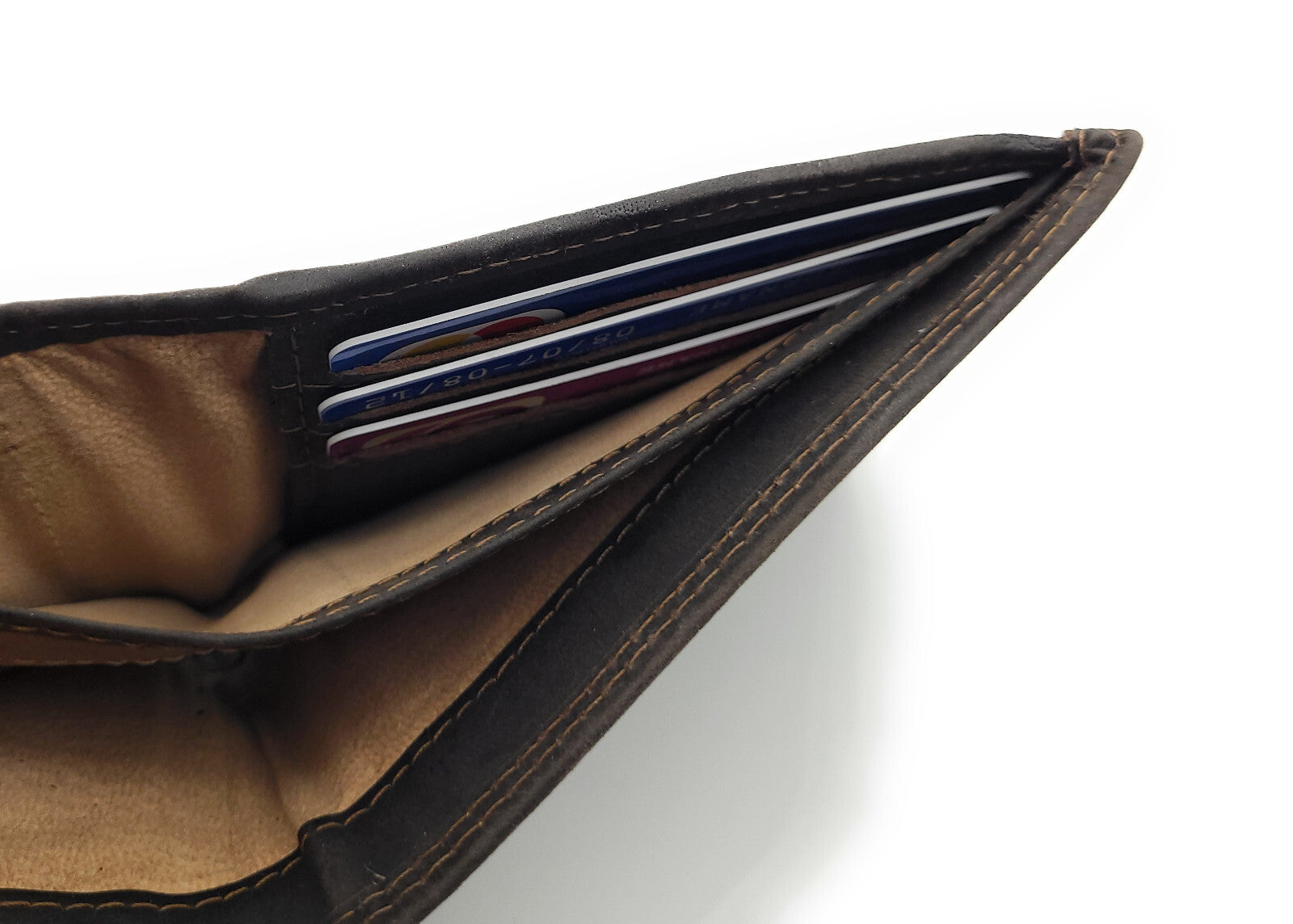 Jockey Club Basic Lederbörse Herren - Hunterleder RFID-Schutz Geldbörse Portemonnaie braun