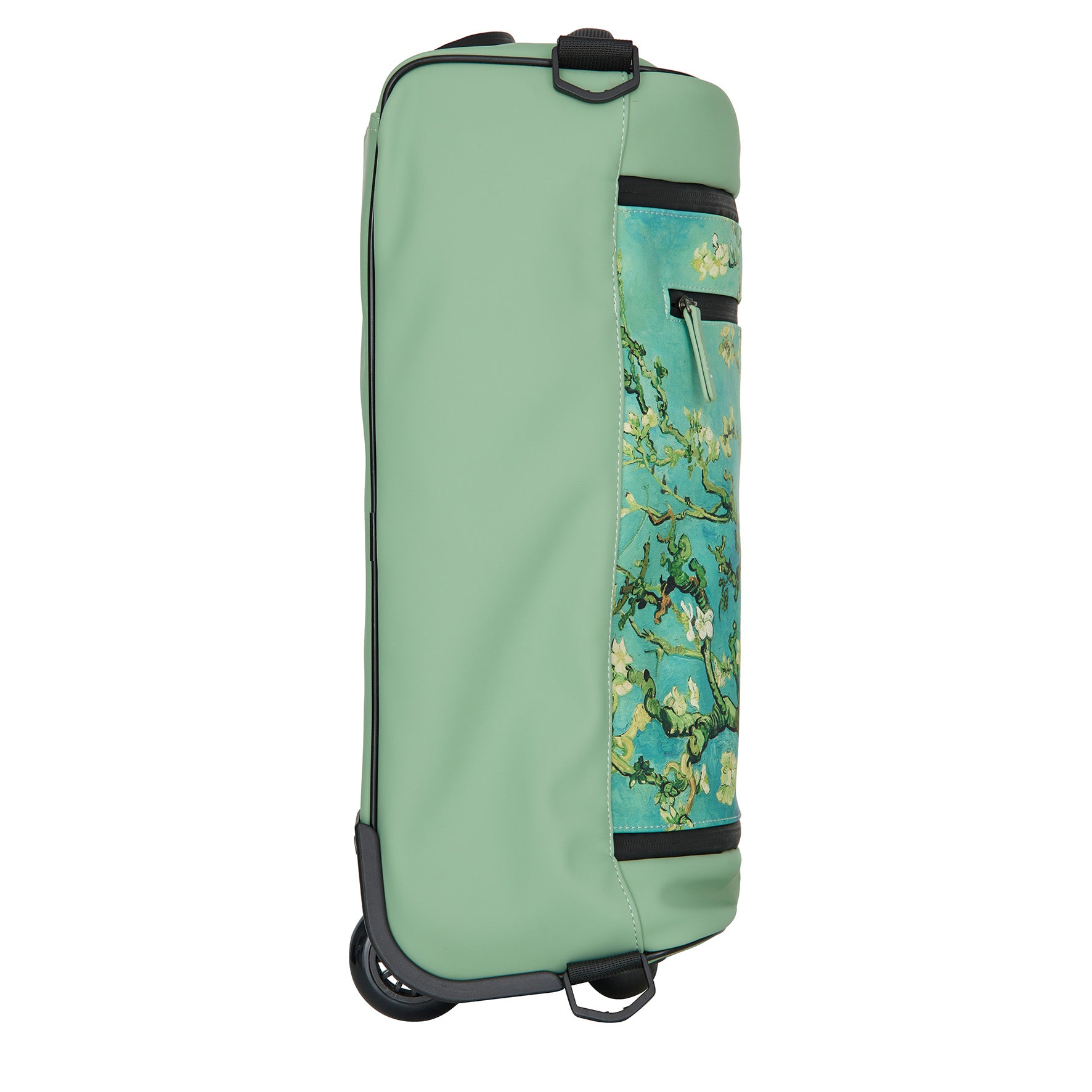 New Rebels OnBoard Trolley Laredo Wasserabweisend | Reisekoffer mit Rollen | Handgepäck 32x18x50cm | Kunstdruck Mandelbüten
