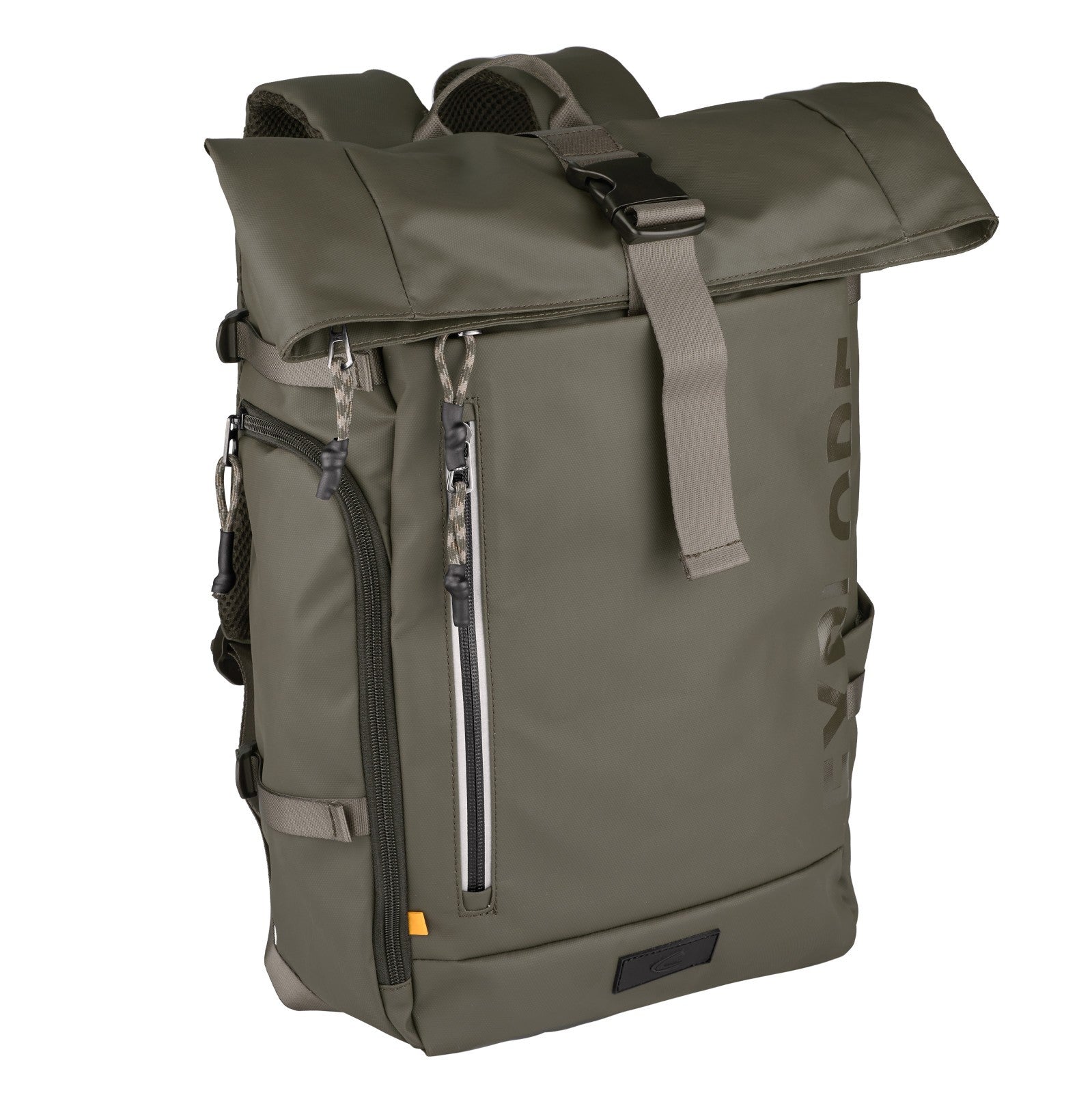camel active Explore Rolltop Rucksack – nachhaltig & funktional khaki