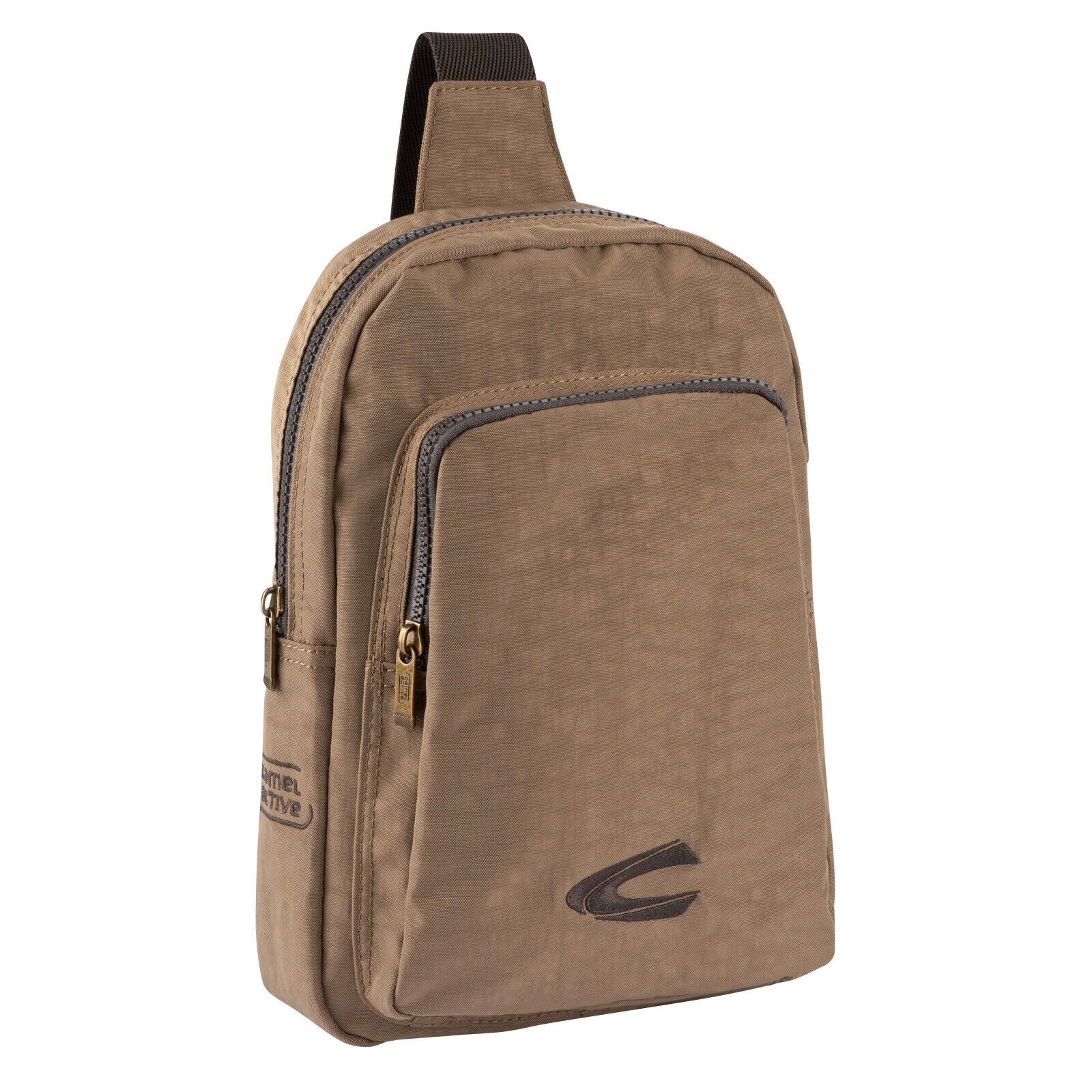 Camel Active Sling Bag JOURNEY – Leichter & robuster Umhängerucksack sand