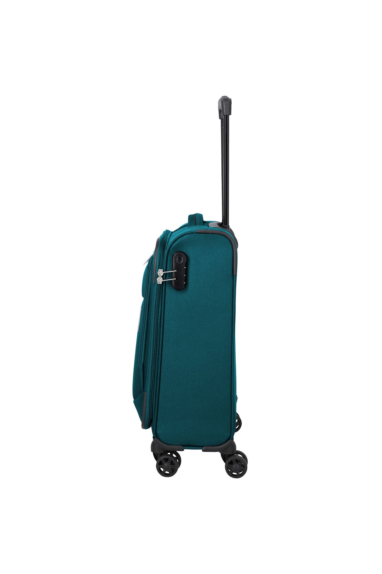 Travelite Priego Trolley S 55 cm – Leichter Handgepäck Koffer mit 4 Rollen & Zahlenschloss petrol