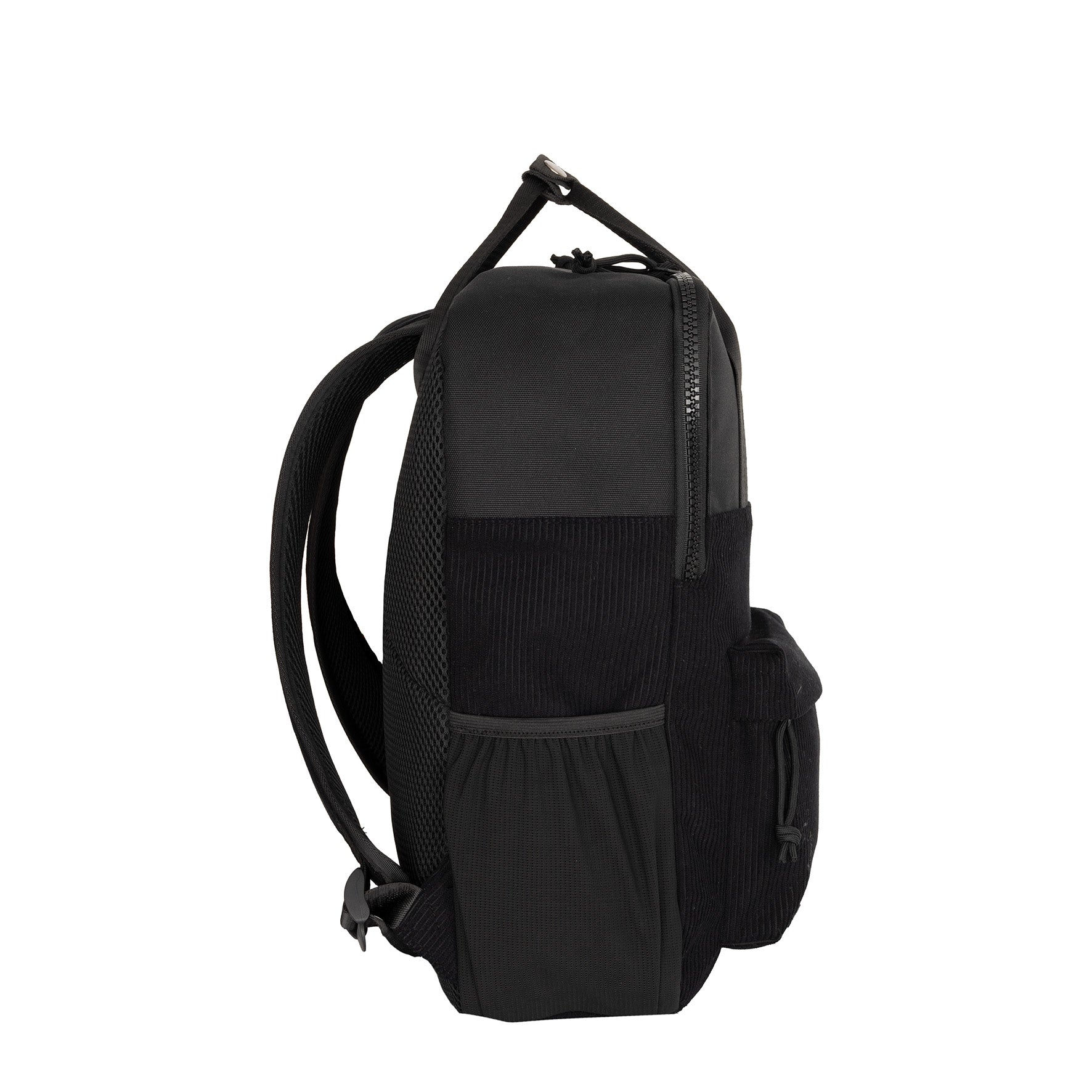 New Rebels Rucksack Ribbi Springfield mit Kordoptik und Tabletfach schwarz