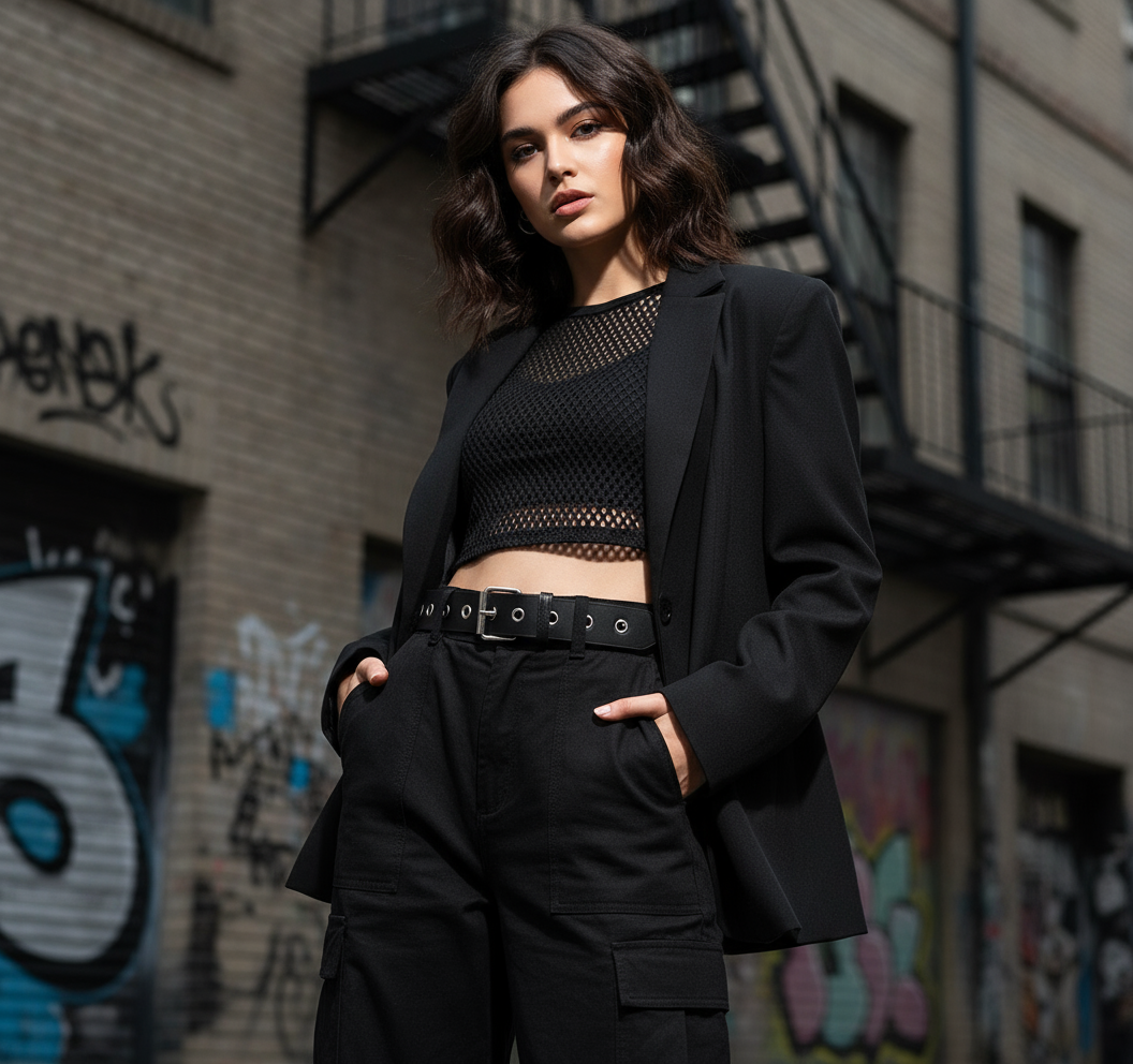 1-Loch Nietengürtel Ösen Gürtel Jeansgürtel Damen Herren echt Leder & PU 115cm schwarz