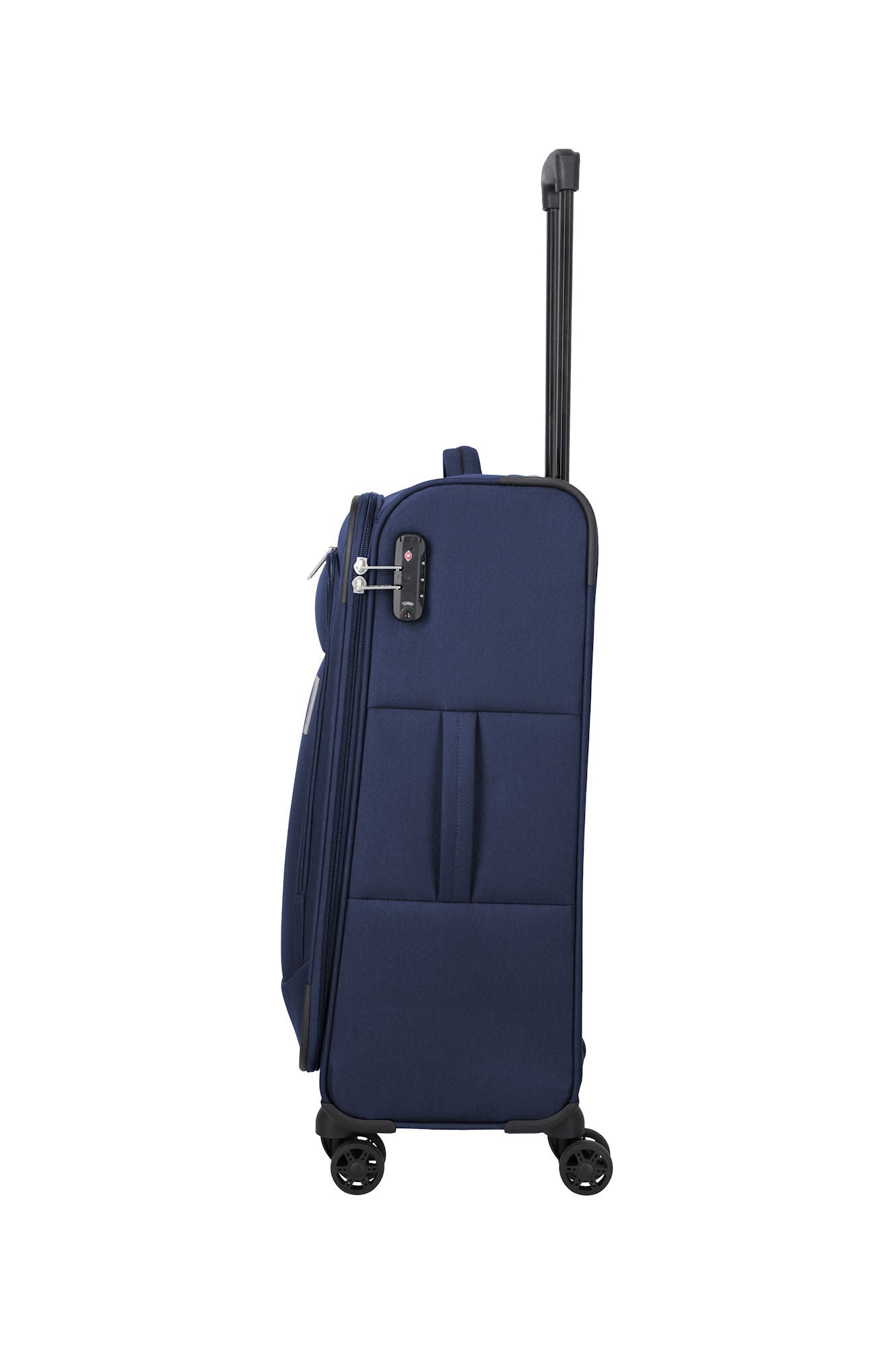 Travelite Priego Trolley M 66 cm – Reisekoffer mit 4 Rollen & TSA-Schloss navy
