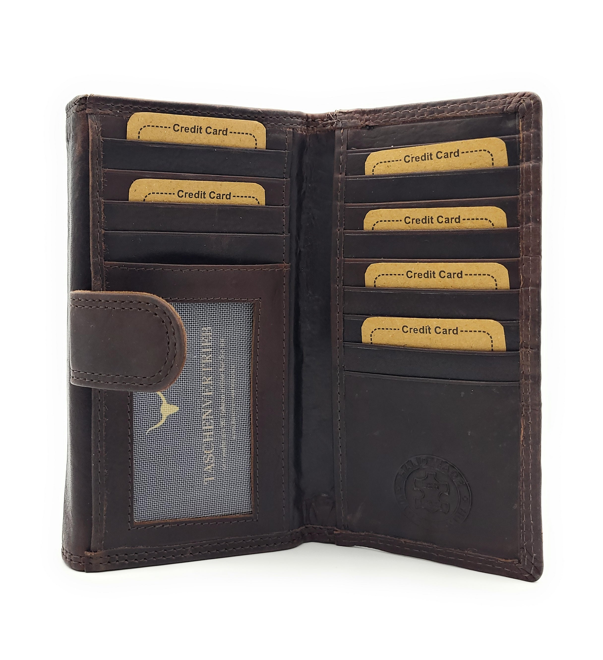 Louis Wallis Damen Geldbörse – Full-Grain-Leder mit RFID-Schutz