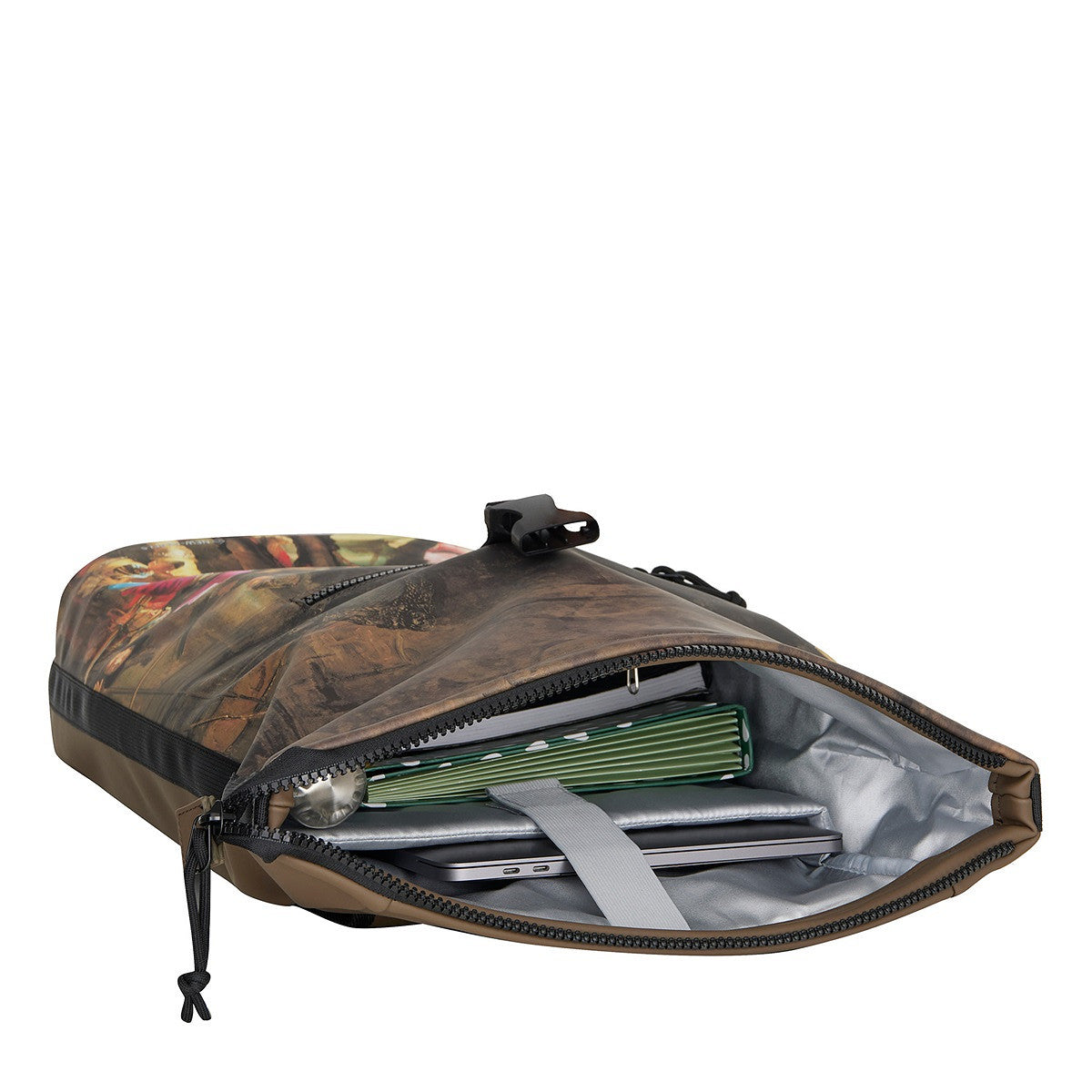 New Rebels New York Nachtwache Rucksack – Rolltop, wasserabweisend, 15" Laptopfach