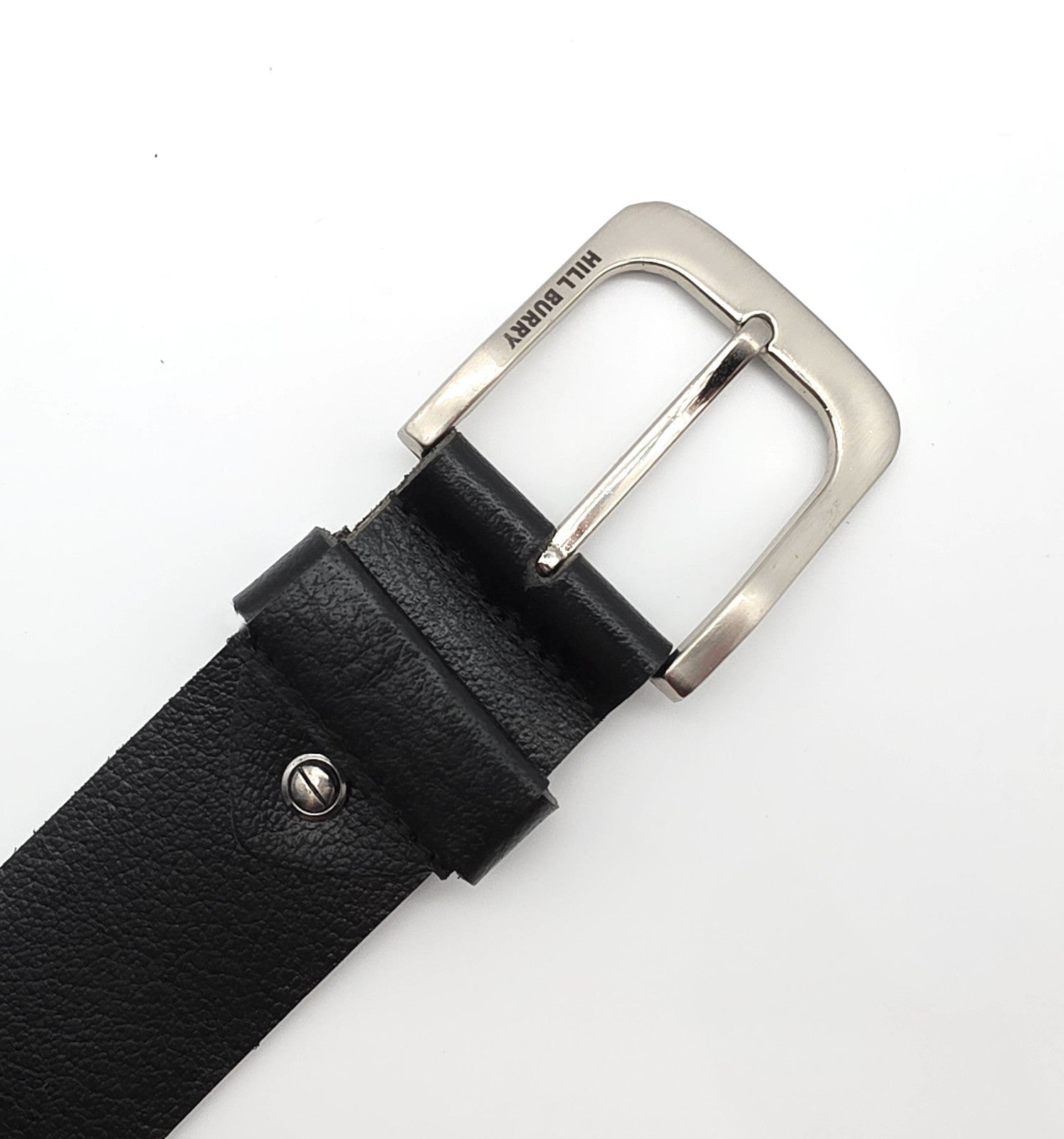 Hill Burry extra breiter echt Leder Unisex Gürtel Büffelvollleder ca. 45mm Schwarz