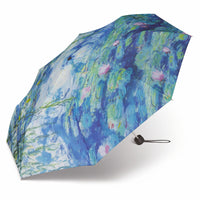 happy rain Regenschirm Taschenschirm Alu Light Motiv Claude Monet "Wasserlilien"