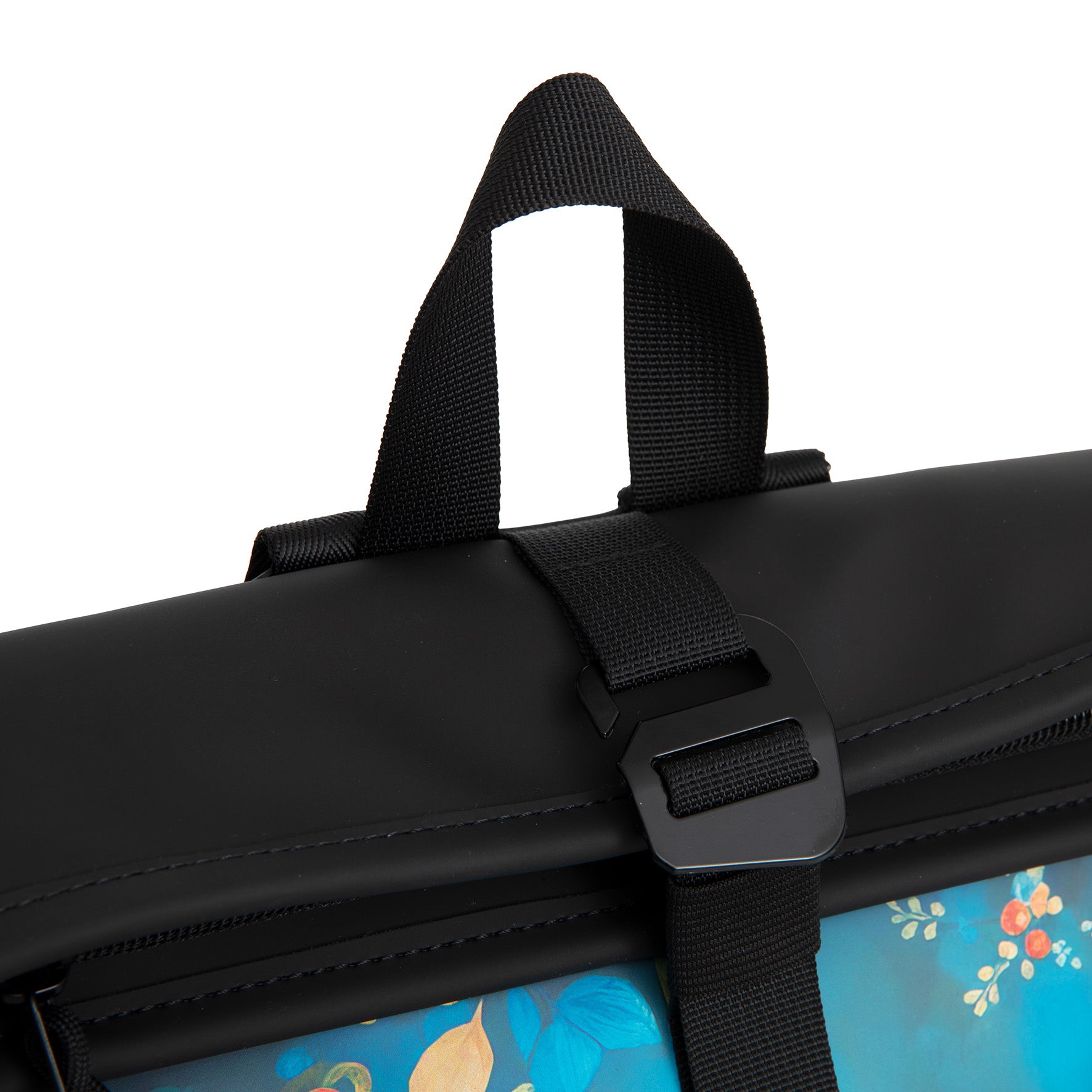 New Rebels Rolltop Cityrucksack Los Angeles – Stylischer Rolltop Rucksack mit Bulldogge - Design, Wasserabweisend & Praktisch