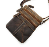 Ven Tomy kleine Umhängetasche Crossbag Smartphone-Tasche aus Büffelleder im vintage Look