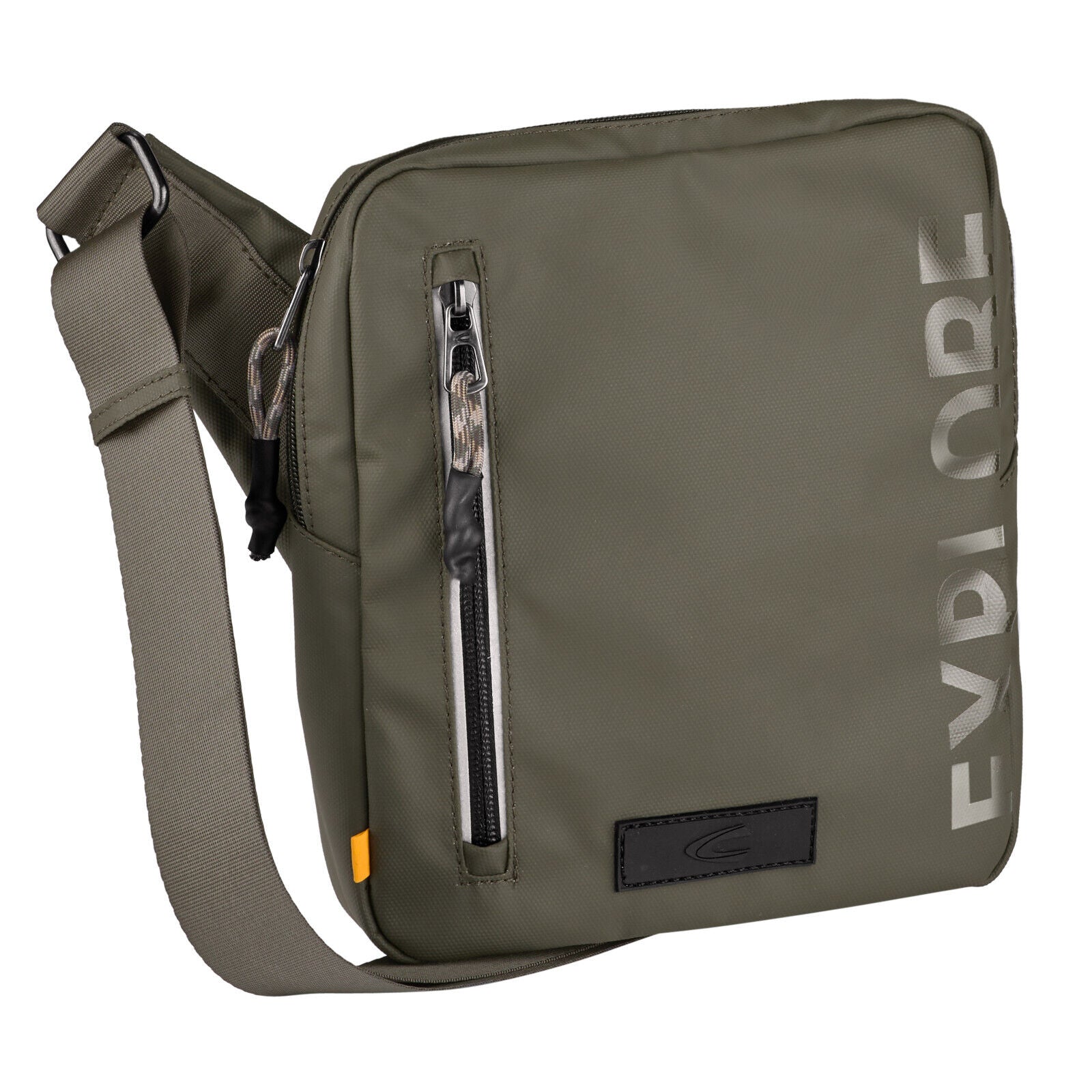 camel active EXPLORE Cross Bag S – Funktionale Umhängetasche recyceltes Nylon