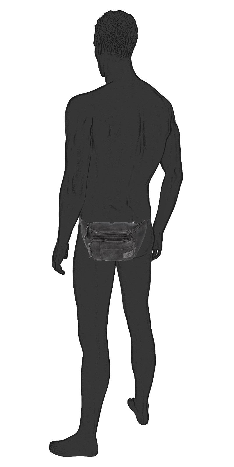 camel active Bauchtasche LAOS Gürteltasche mit Smartphone-Fach verstel