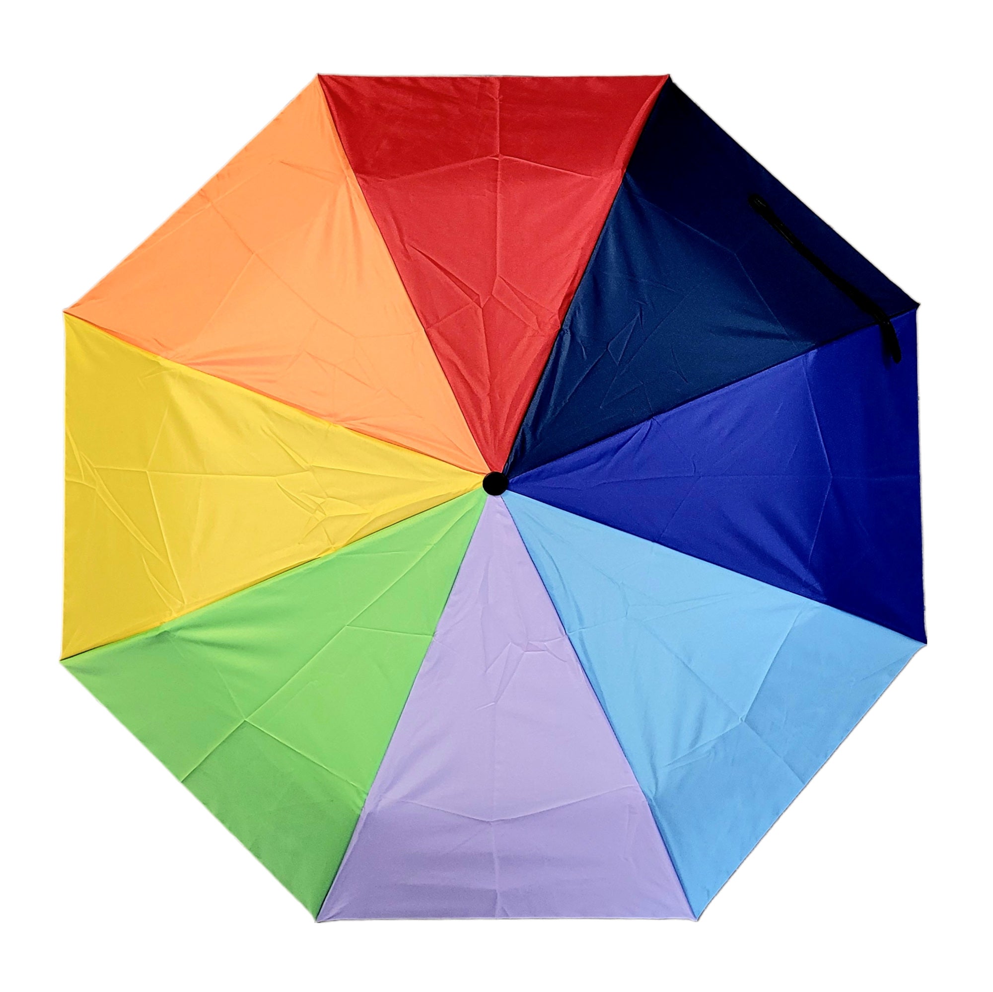 Regenschirm Taschenschirm Regenbogen Schirm Ø90cm leicht und handlich bunt