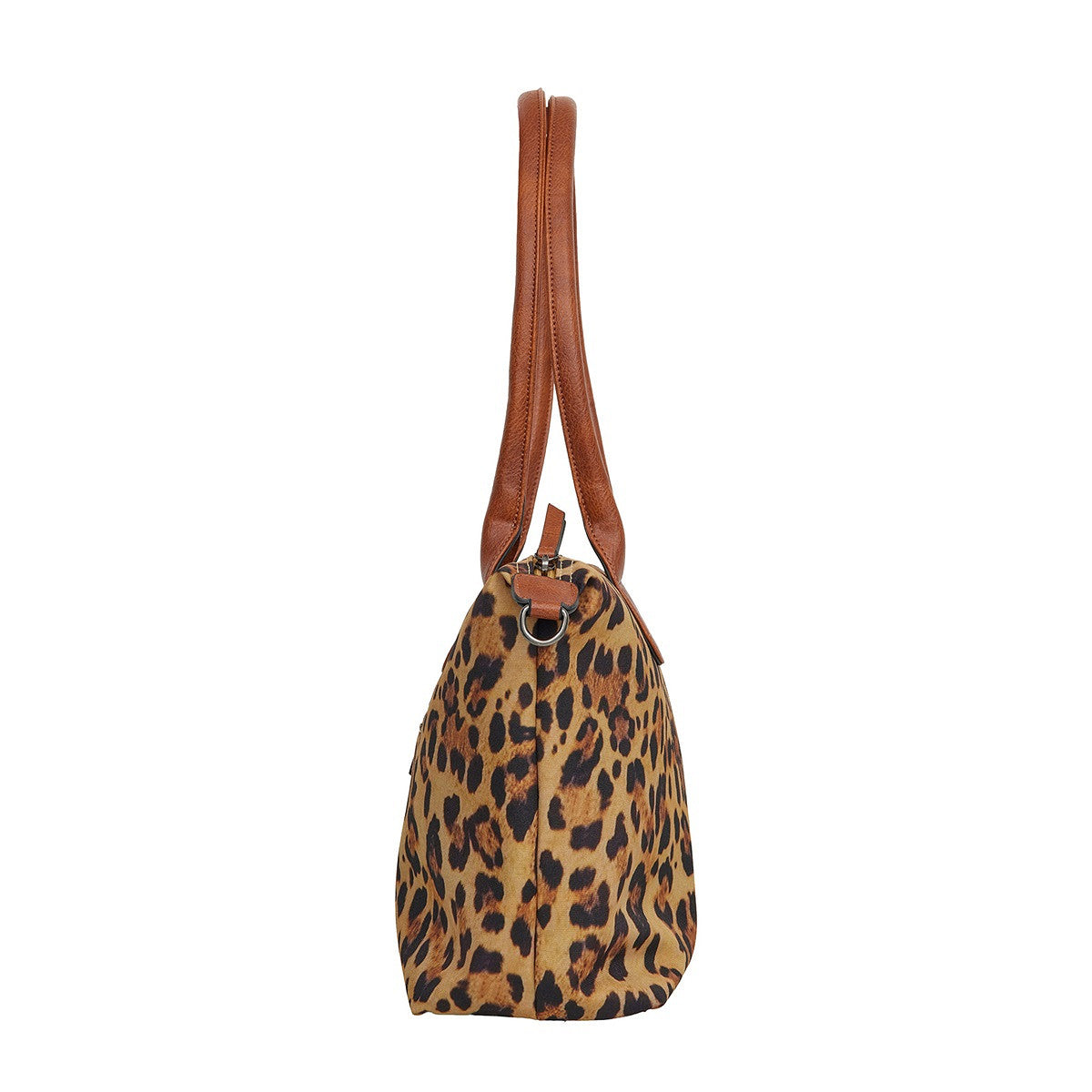 Mustang großer Damen Shopper Handtasche Umhängetasche "Limnos" Leopard cognac