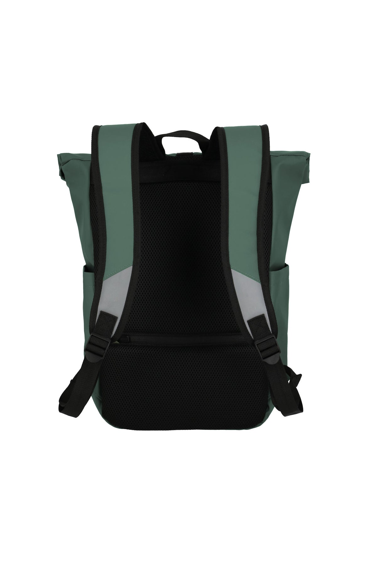 Travelite Rollup Fahrrad Rucksack Kurierrucksack Daypack aus wasserfester Plane mit Reflektoren pine green