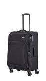 Travelite Chios Reisekoffer M Trolley Koffer 67cm 4 Rad / Rollen Dehnfalte TSA