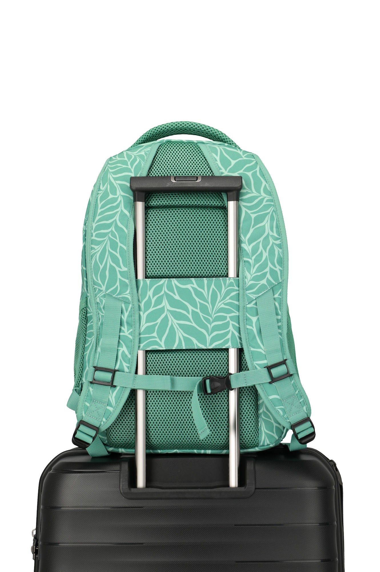 Travelite Freizeit Reise Rucksack Daypack Notebookfach Bordgepäck print green