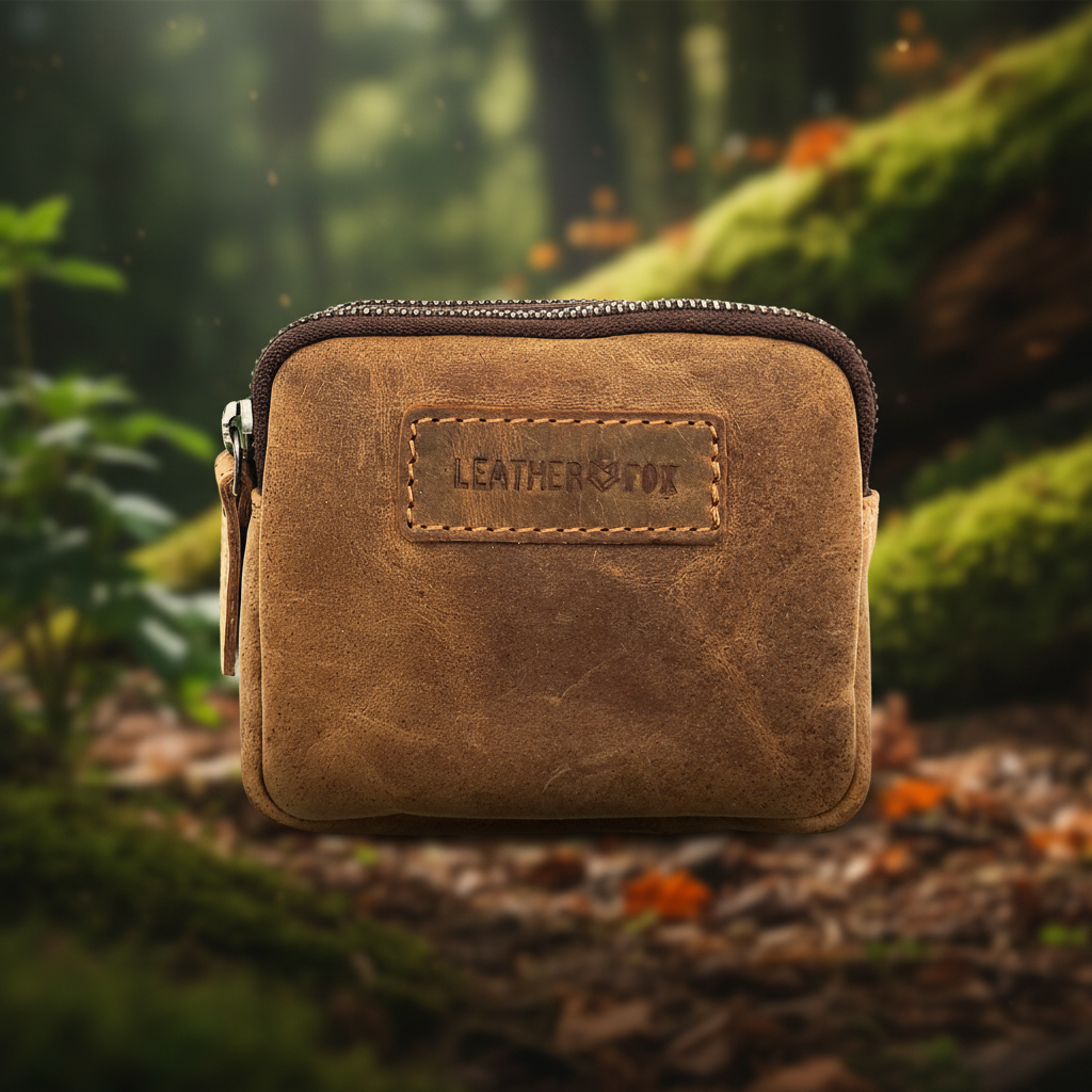 Mini Gürteltasche aus Büffelleder (Hunter) – kompakt & handgefertigt
