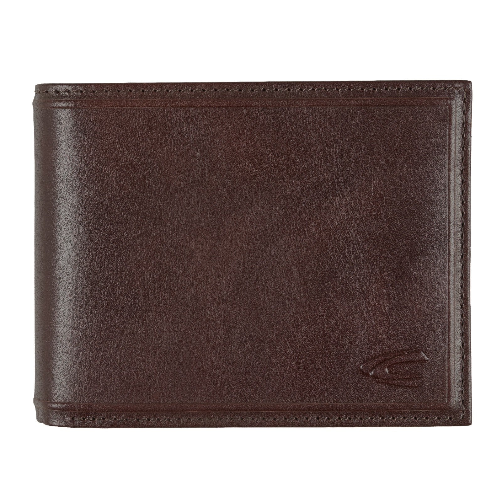 camel active Geldbörse Wood Querformat RFID-Schutz echt Leder 12,5x3x10 cm braun