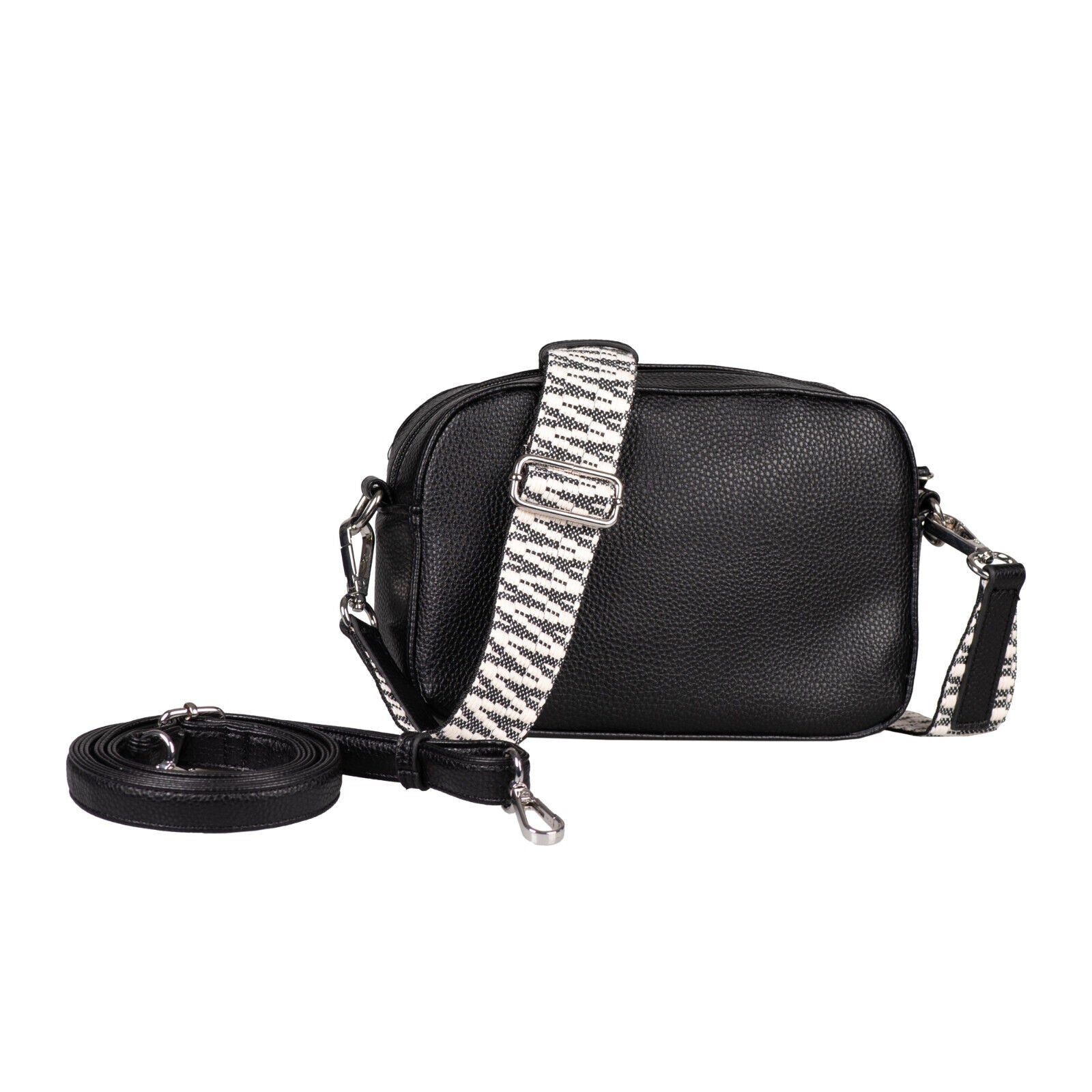 Gabor Handtasche SILENA – Elegante Umhängetasche mit zwei Schulterriemen schwarz