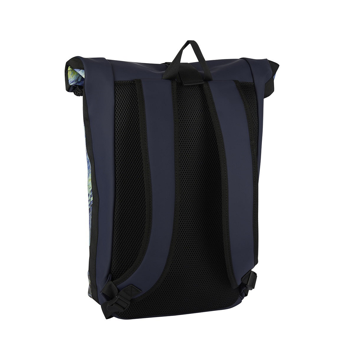 New Rebels Mart Art Roll Up Kurier Rucksack New York, Starry Night Sternennacht, wasserabweisend