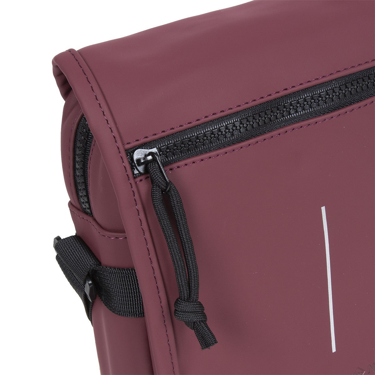 New Rebels Louisville Flapover Umhängetasche Schultertasche wasserabweisendes Planenmaterial, bordeaux rot