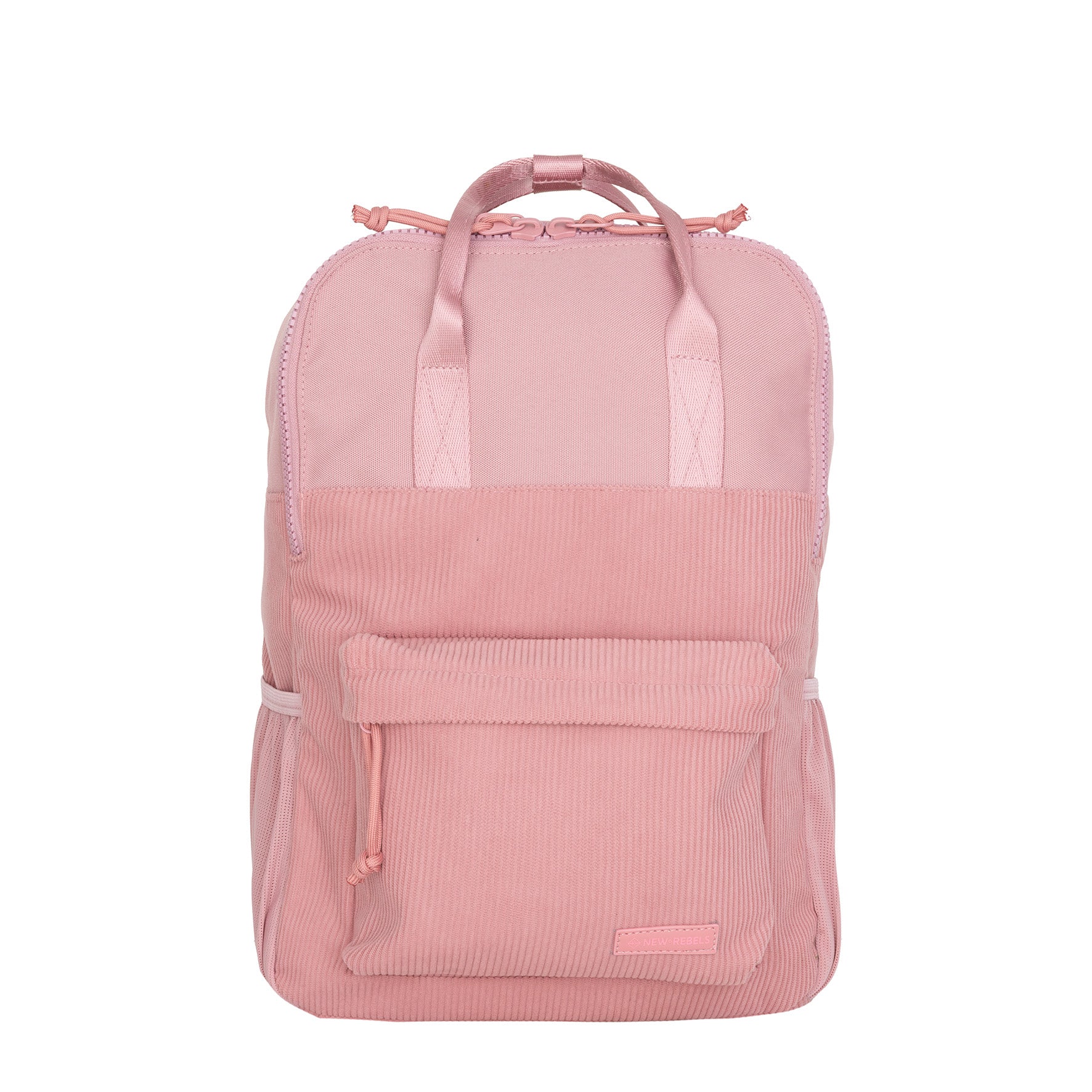 New Rebels Rucksack Ribbi Springfield mit Kordoptik und Tabletfach pink