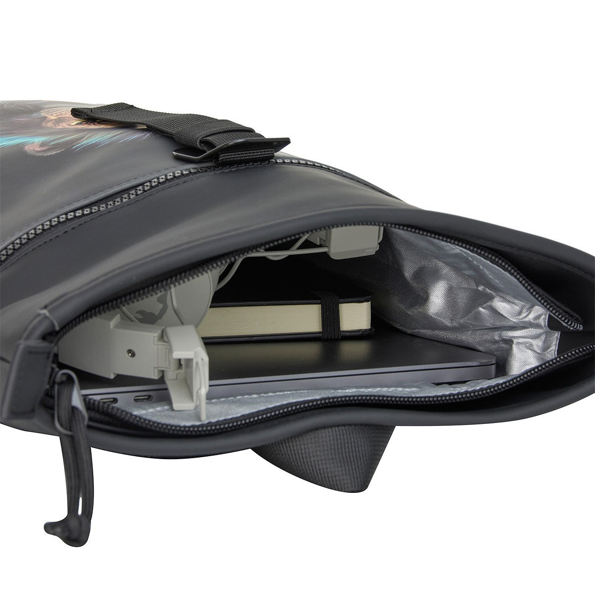 New Rebels Rolltop Cityrucksack Los Angeles – Stylischer Rolltop Rucksack mit Löwen-Design, Wasserabweisend & Praktisch