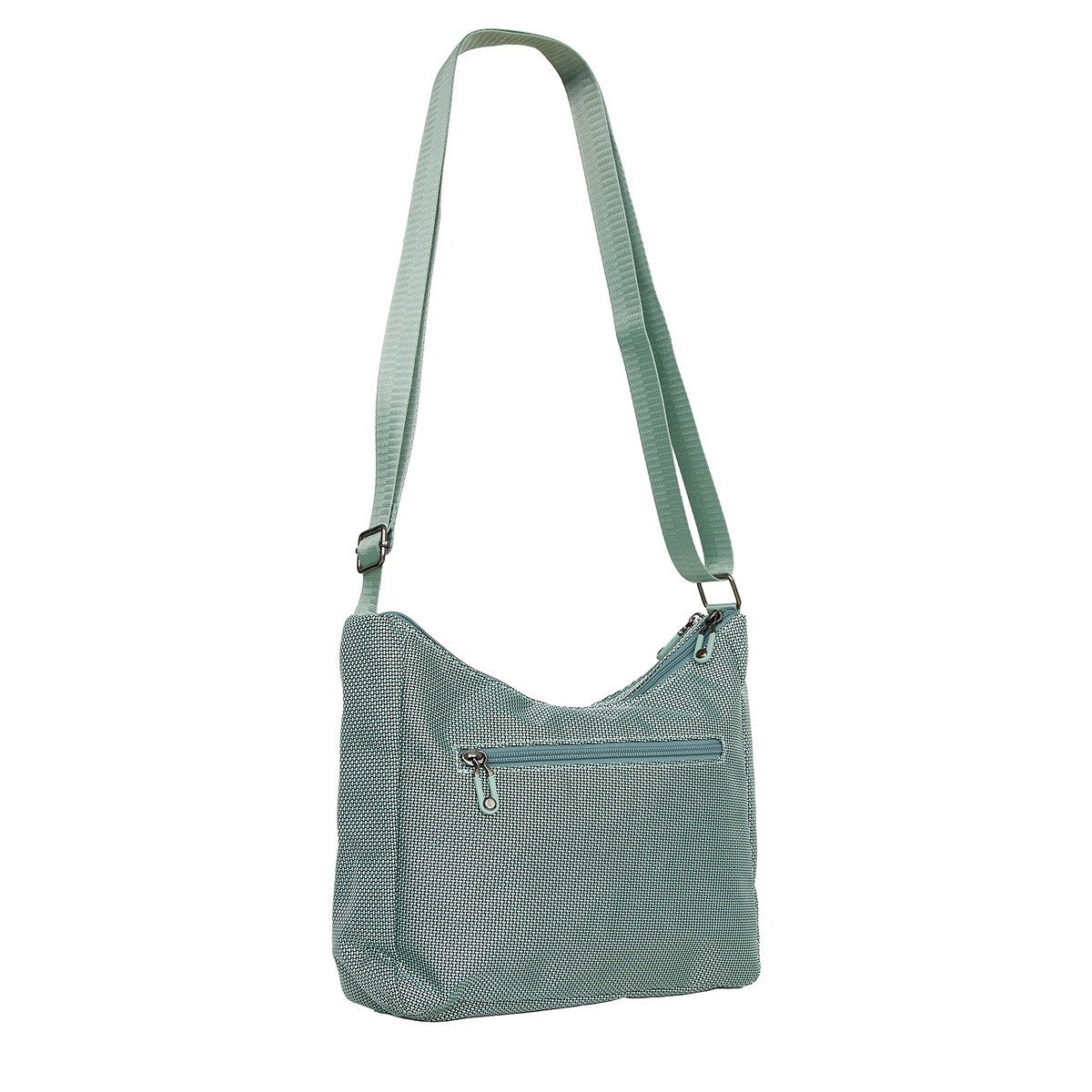 Mustang Dabas Umhängetasche Damen Herren 26 cm Polyester Mintgrün 2 Hauptfächer