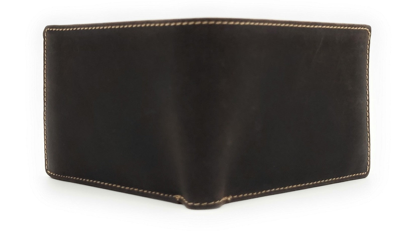 Jockey Club Serie Toro Mini Geldbörse Damen & Herren aus Hunterleder rustikal mit RFID Schutz, kompakt, 6 Kartenfächer, Münzfach mit Chipfach, 2 Scheinfächer, dunkelbraun